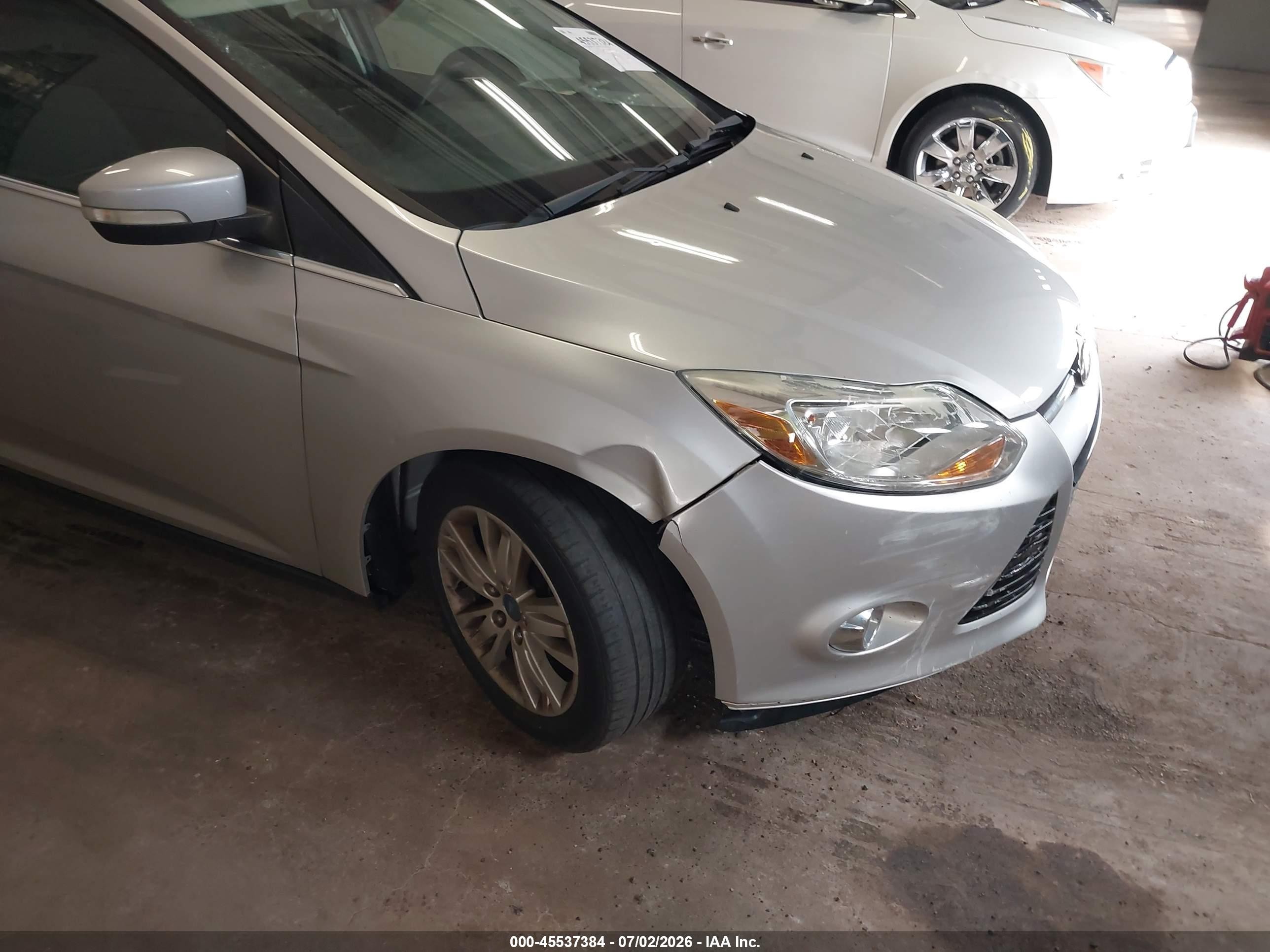 2012 Ford Focus Sel Silver vin: 1FAHP3M21CL222230