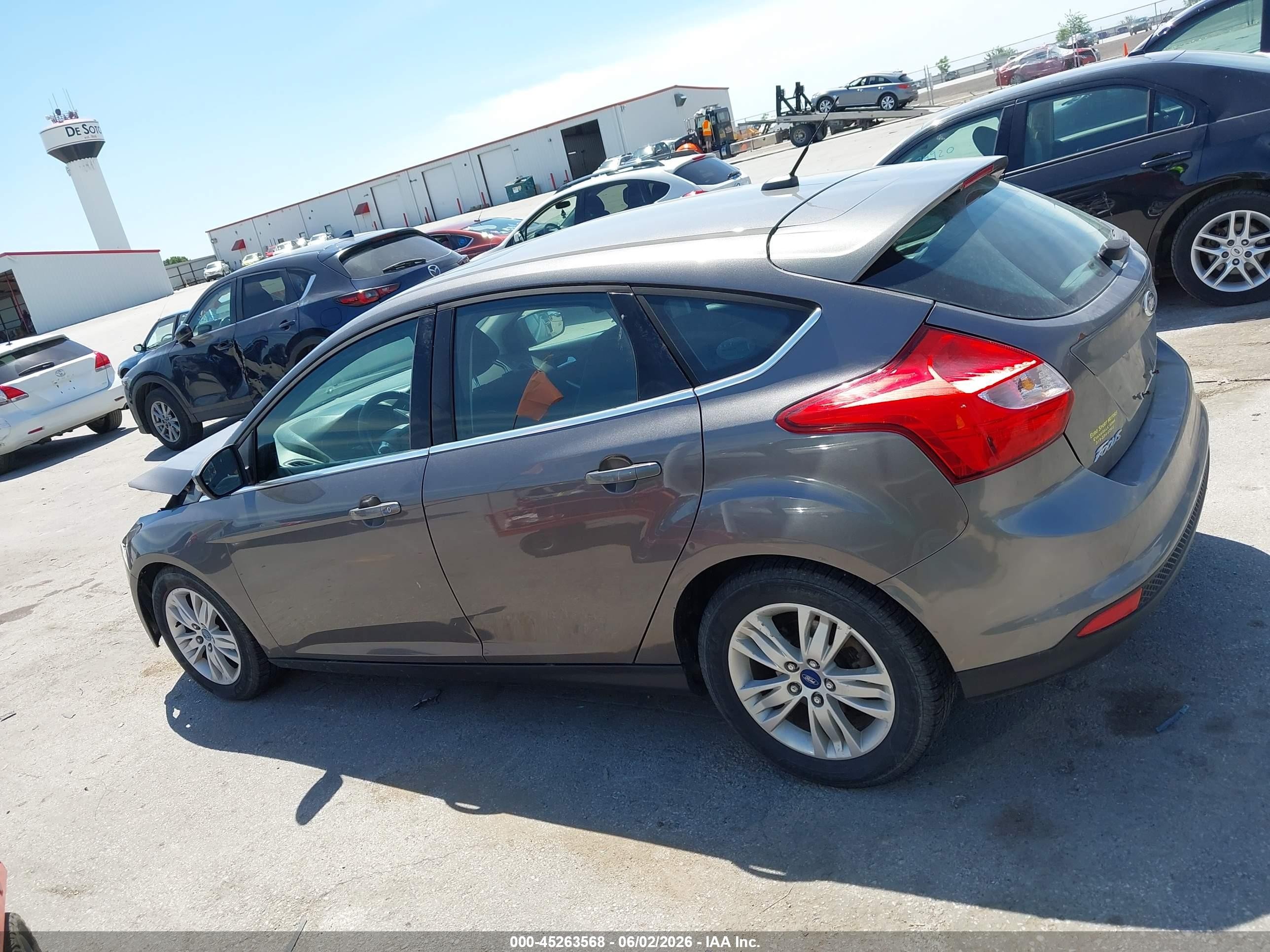 2012 Ford Focus Sel Gray vin: 1FAHP3M21CL283304