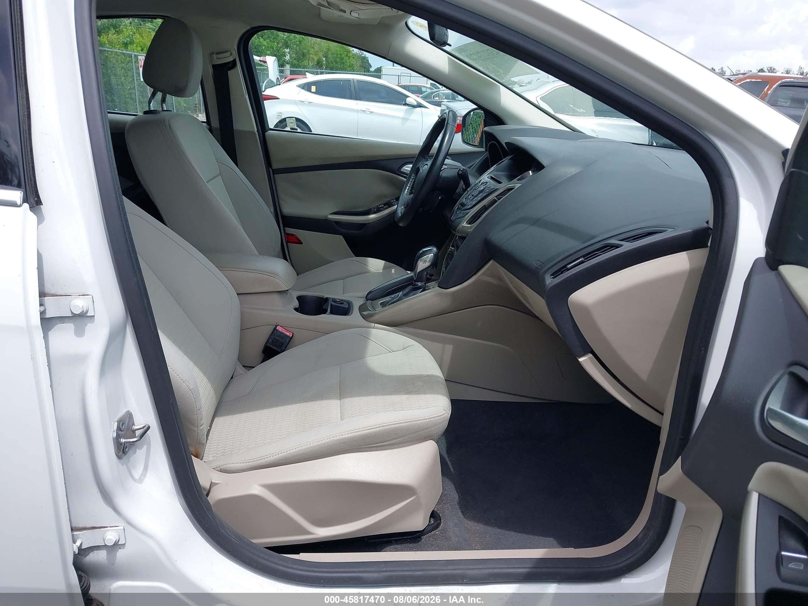 2012 Ford Focus Sel White vin: 1FAHP3M21CL287868