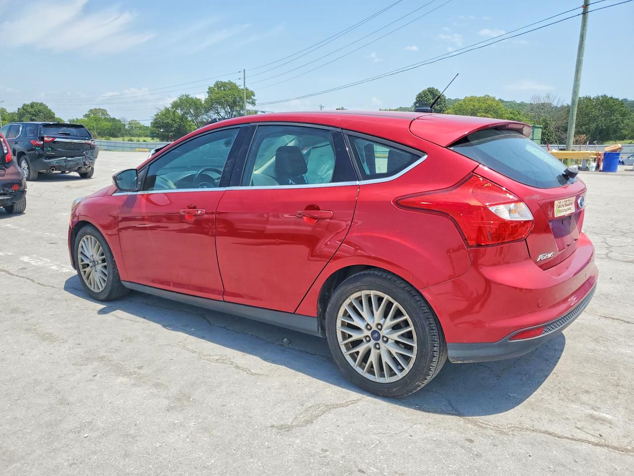 2012 Ford Focus Sel Red vin: 1FAHP3M21CL308637