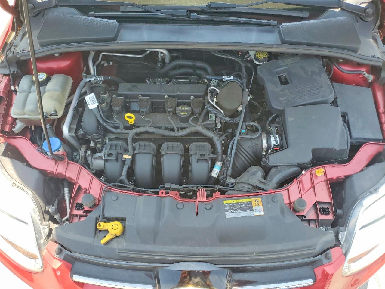 2012 Ford Focus Sel Red vin: 1FAHP3M21CL308637