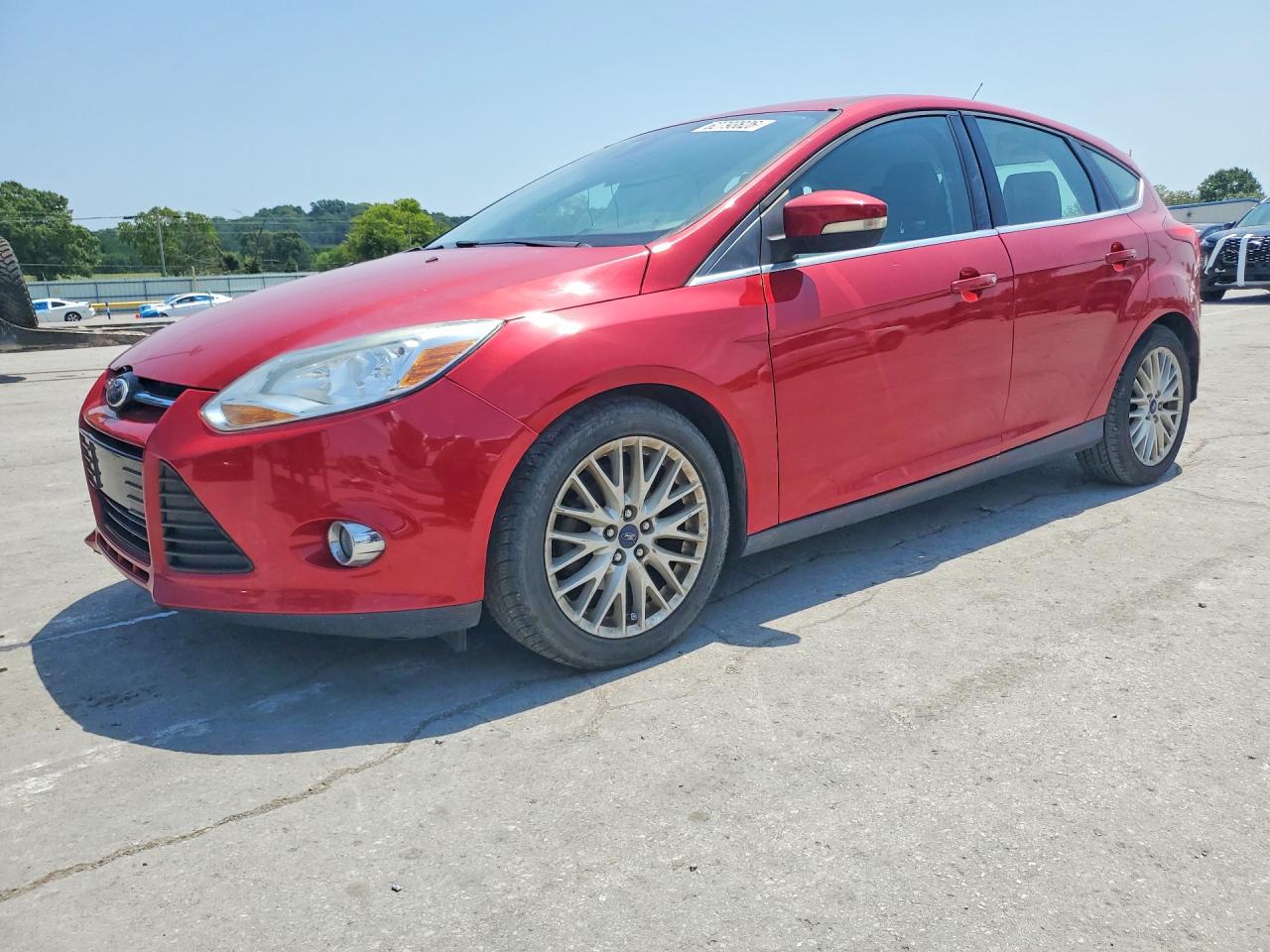 2012 Ford Focus Sel Red vin: 1FAHP3M21CL308637