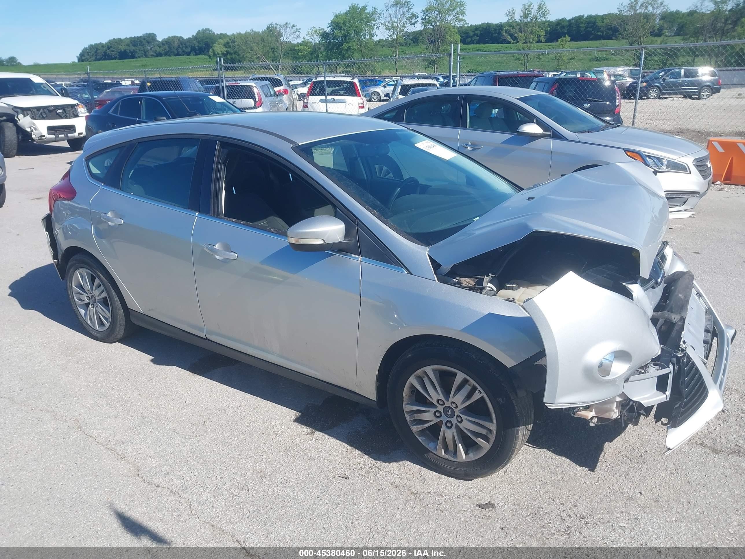 2012 Ford Focus Sel Silver vin: 1FAHP3M21CL337832