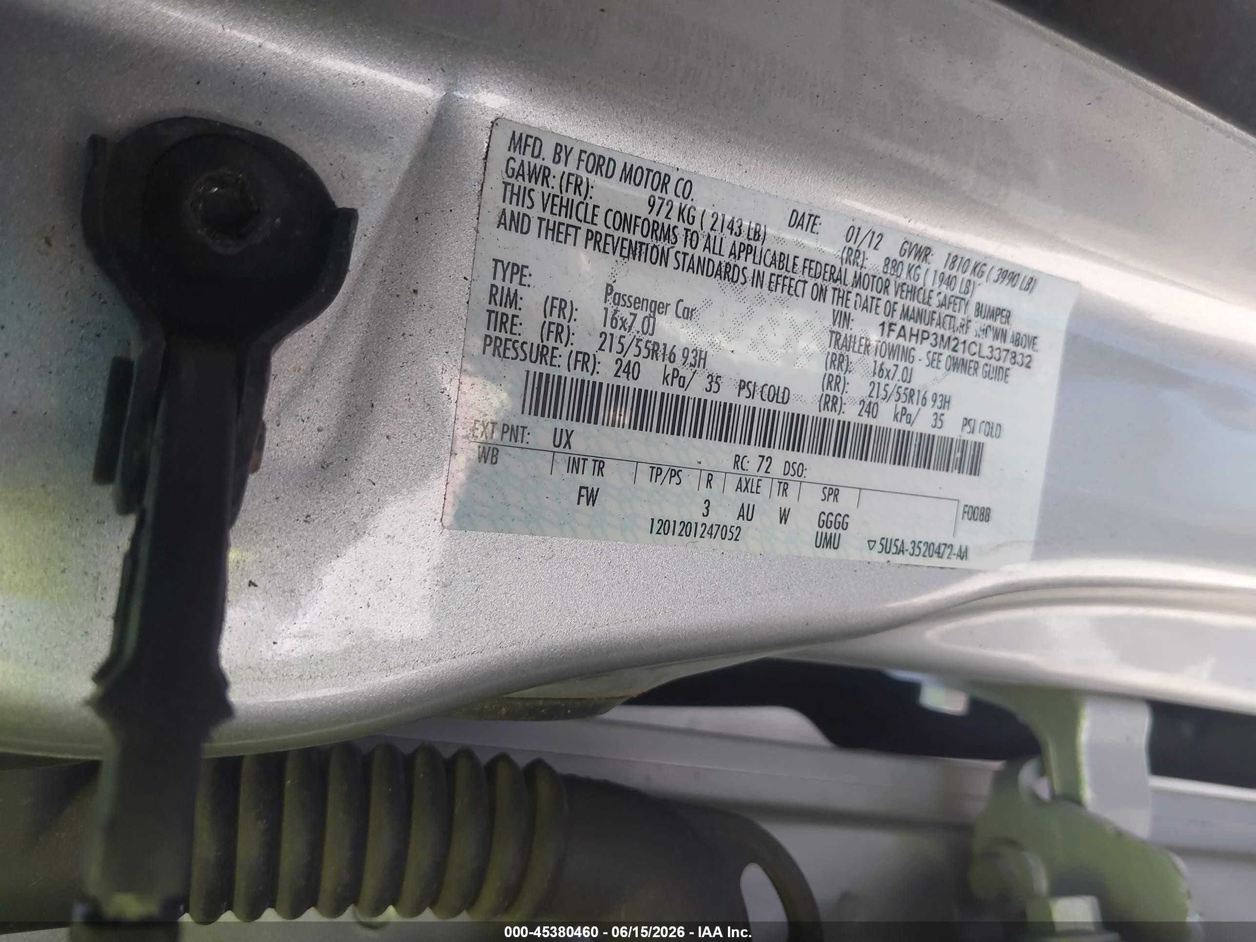 2012 Ford Focus Sel Серебряный vin: 1FAHP3M21CL337832