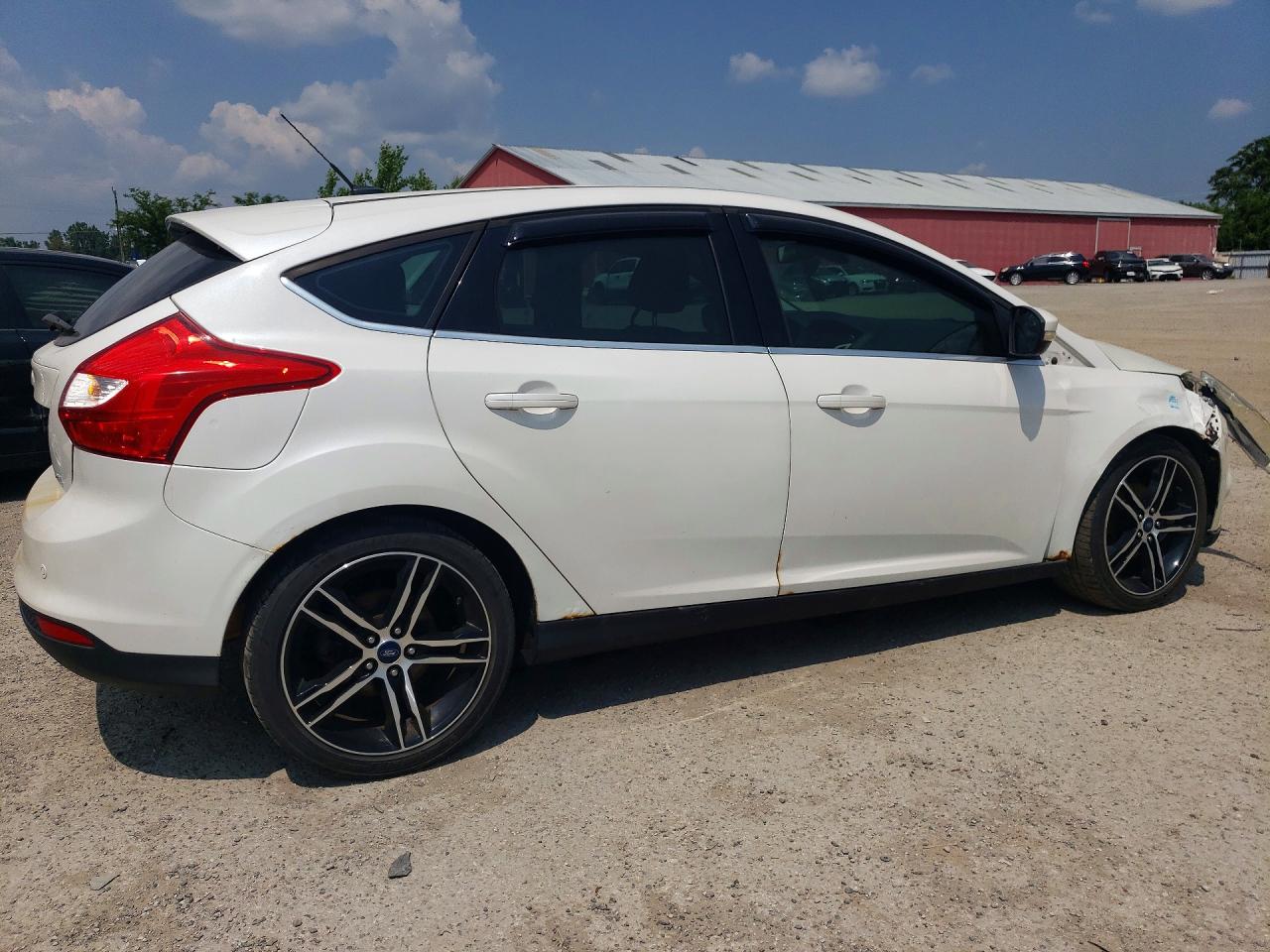 2012 Ford Focus Sel White vin: 1FAHP3M21CL344795
