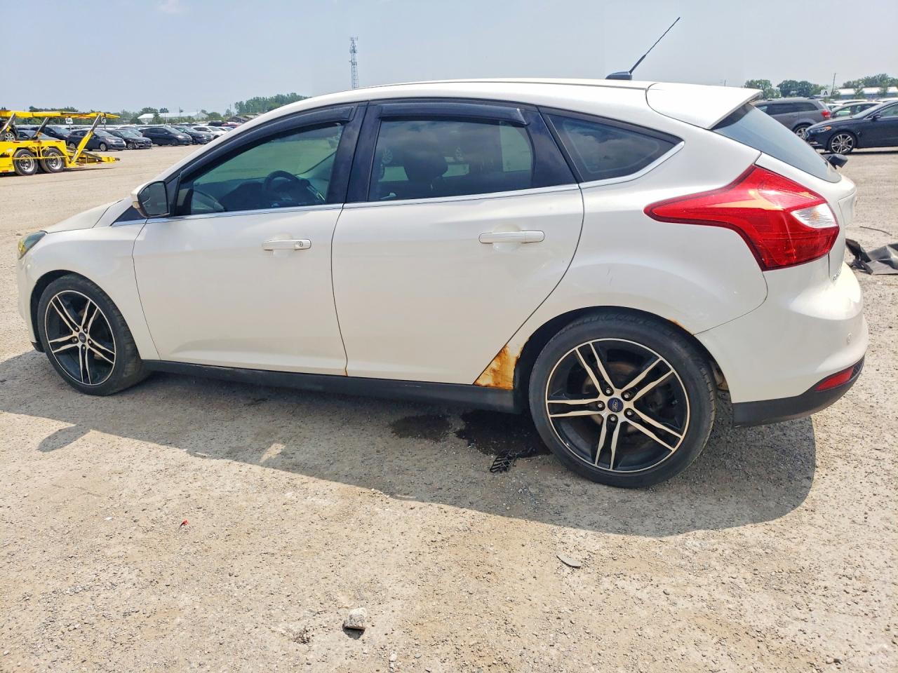2012 Ford Focus Sel White vin: 1FAHP3M21CL344795