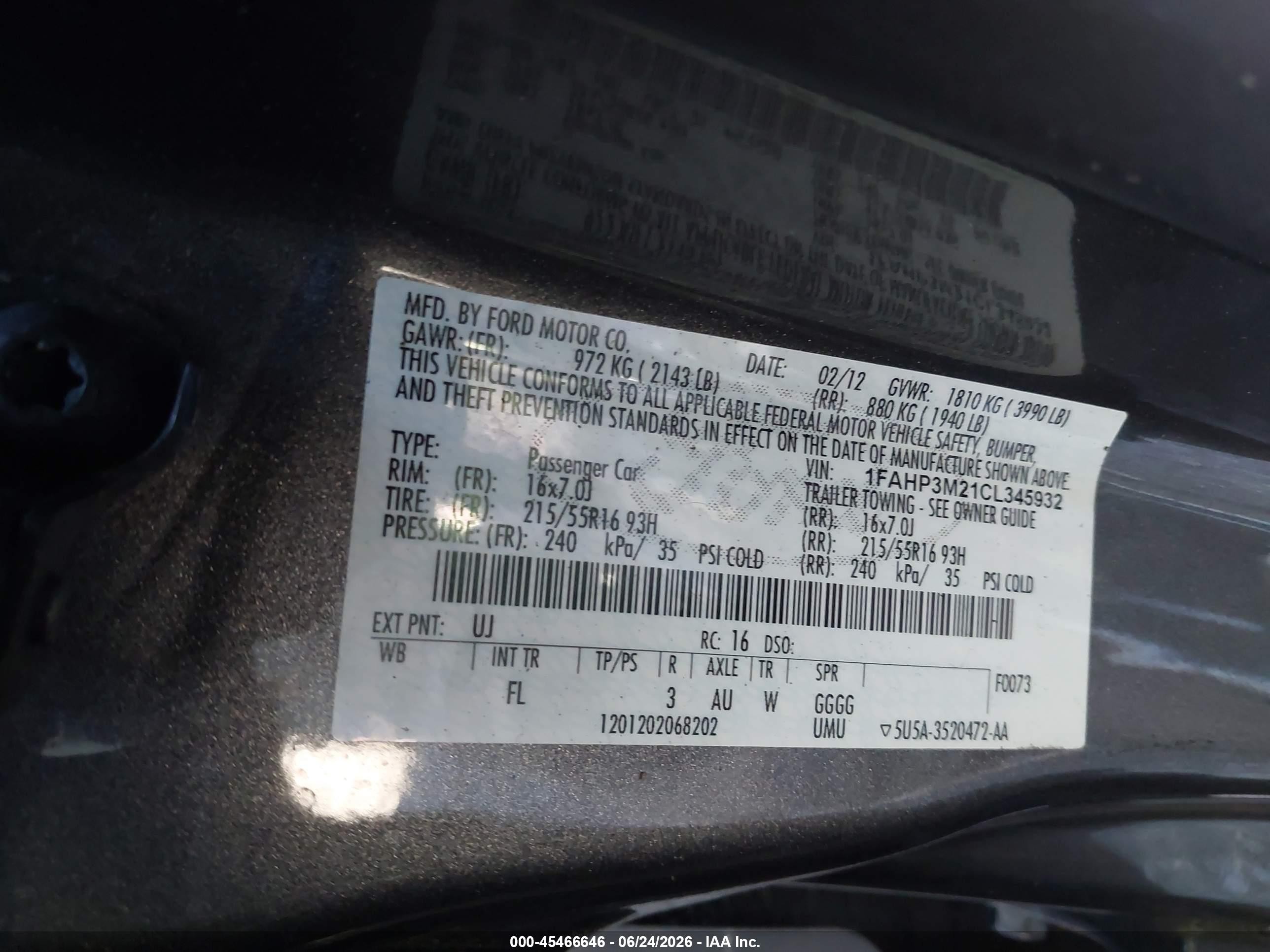 2012 Ford Focus Sel Gray vin: 1FAHP3M21CL345932