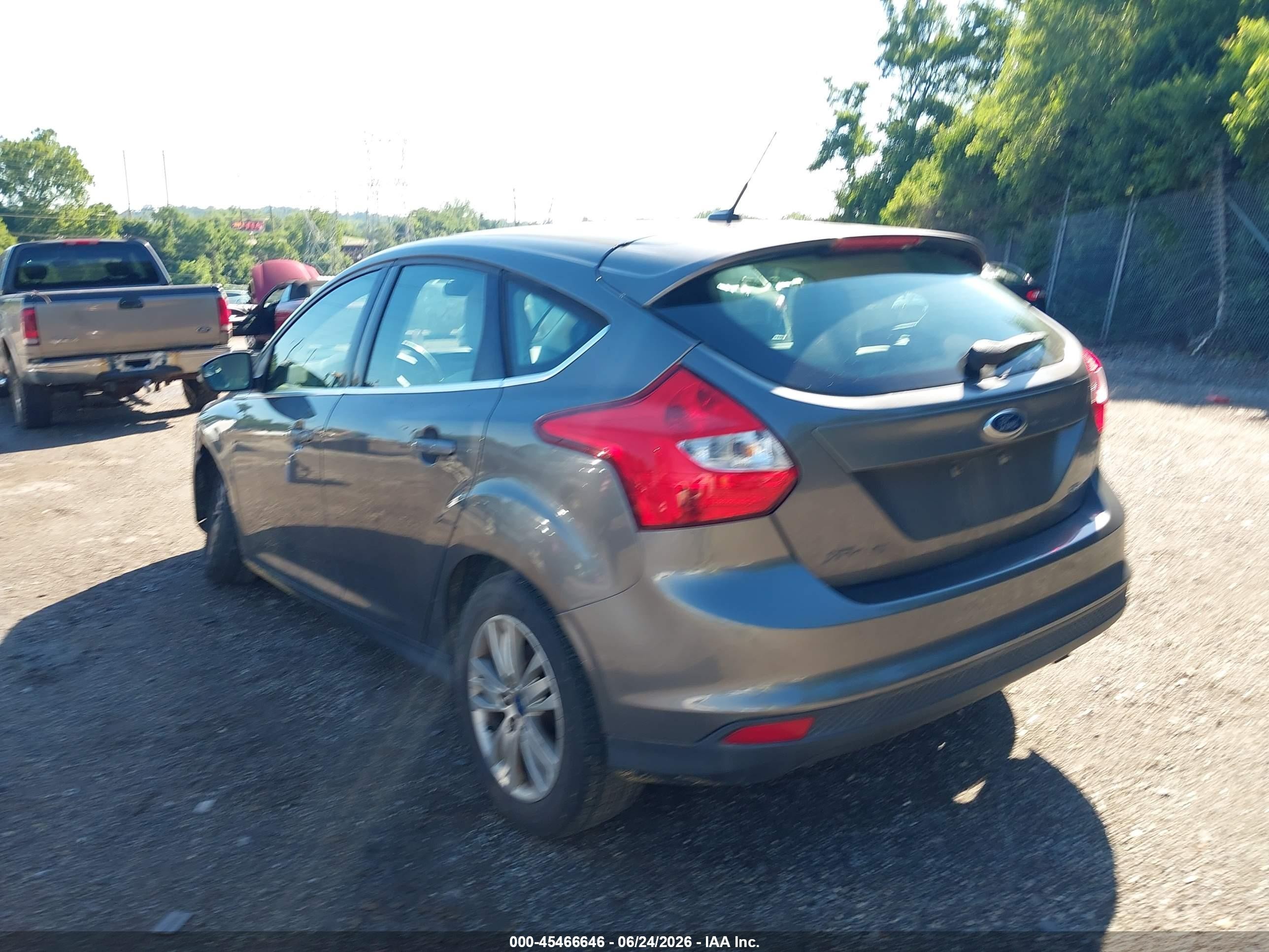 2012 Ford Focus Sel Gray vin: 1FAHP3M21CL345932