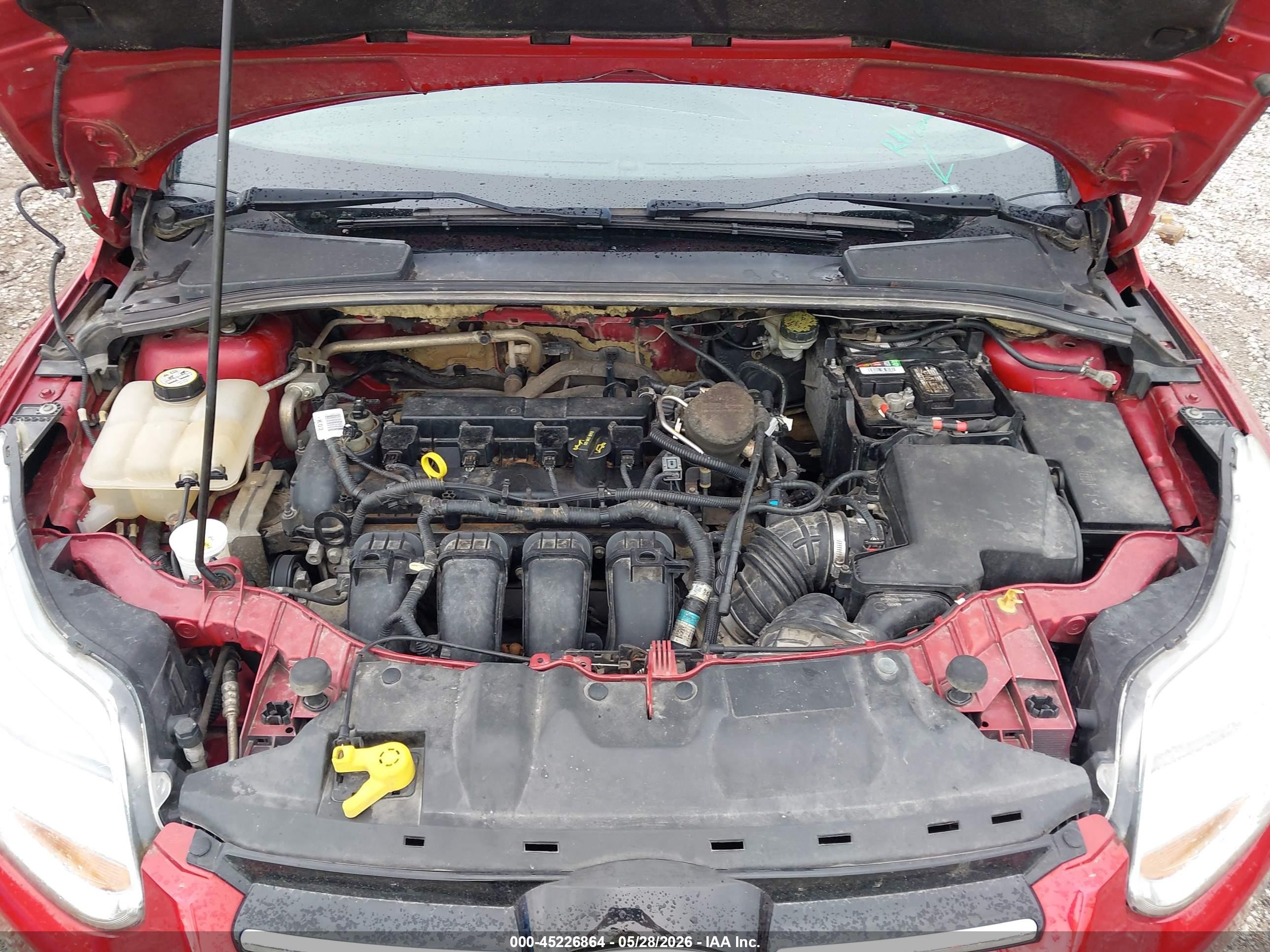 2012 Ford Focus Sel Красный vin: 1FAHP3M21CL429166