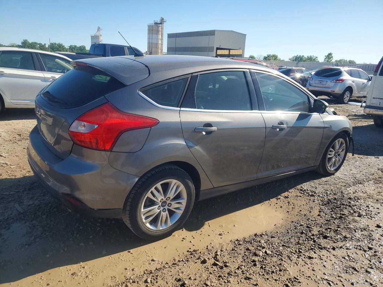 2012 Ford Focus Sel Серый vin: 1FAHP3M21CL429975
