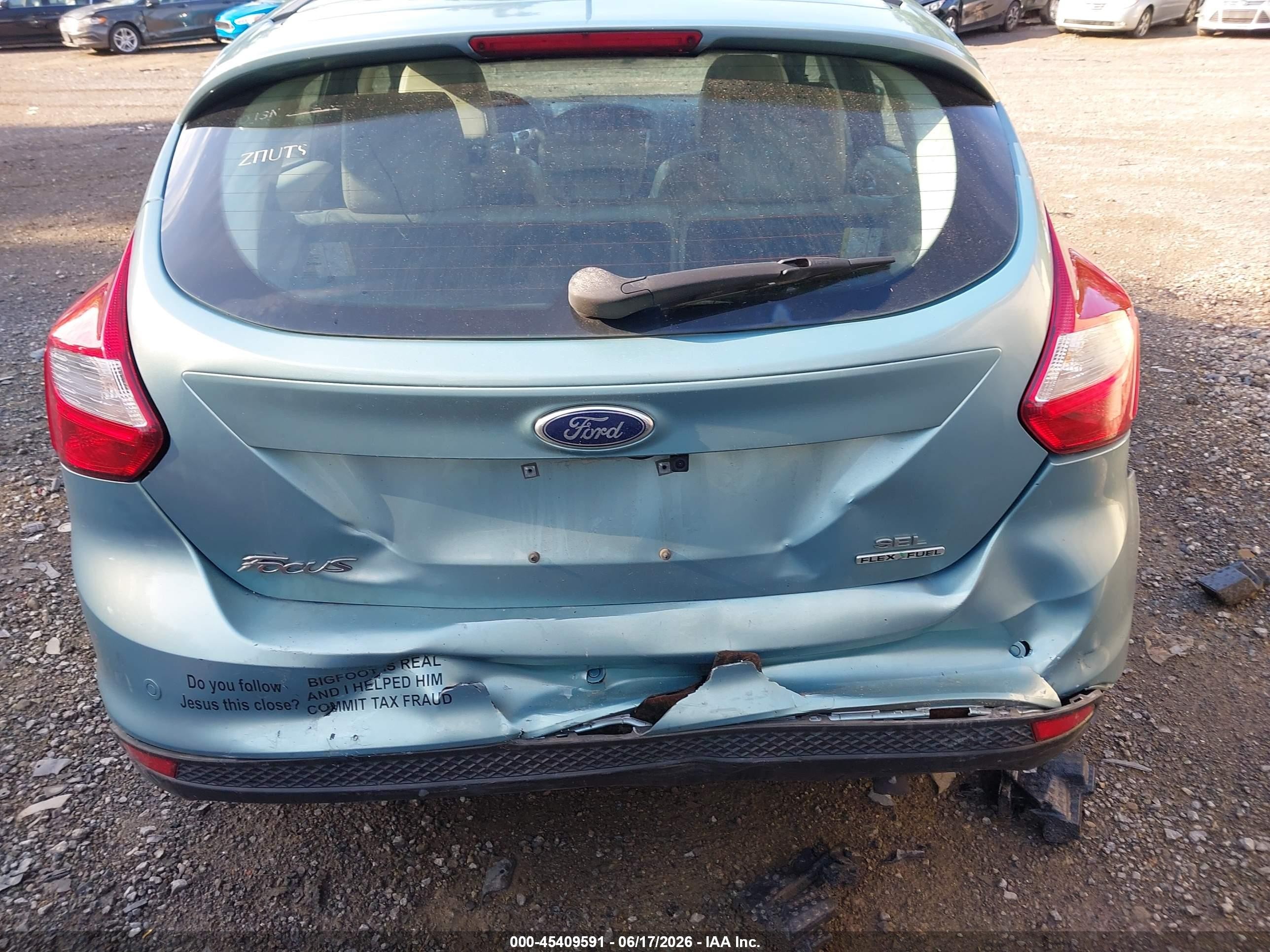 2012 Ford Focus Sel Blue vin: 1FAHP3M21CL446940
