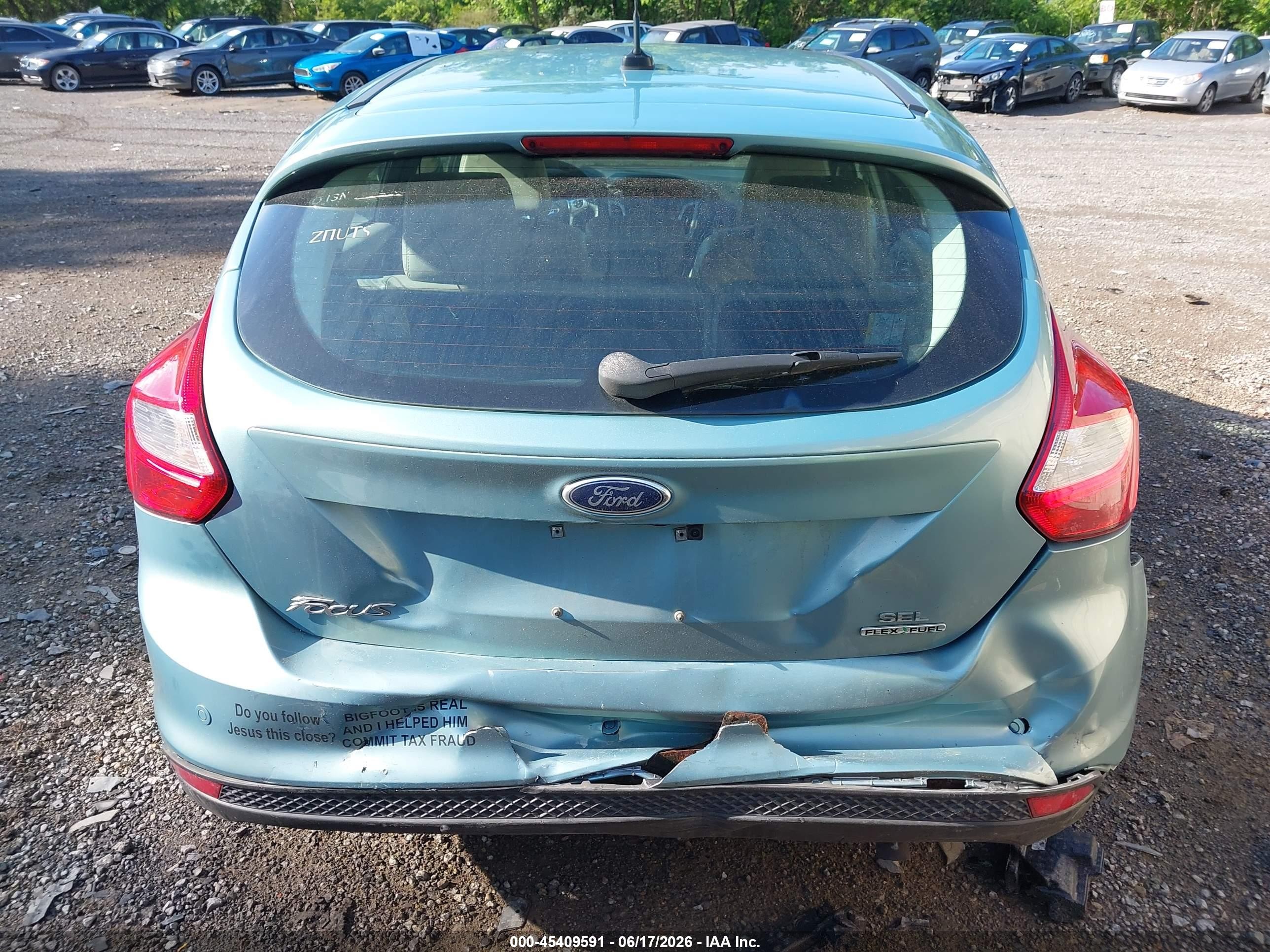 2012 Ford Focus Sel Blue vin: 1FAHP3M21CL446940