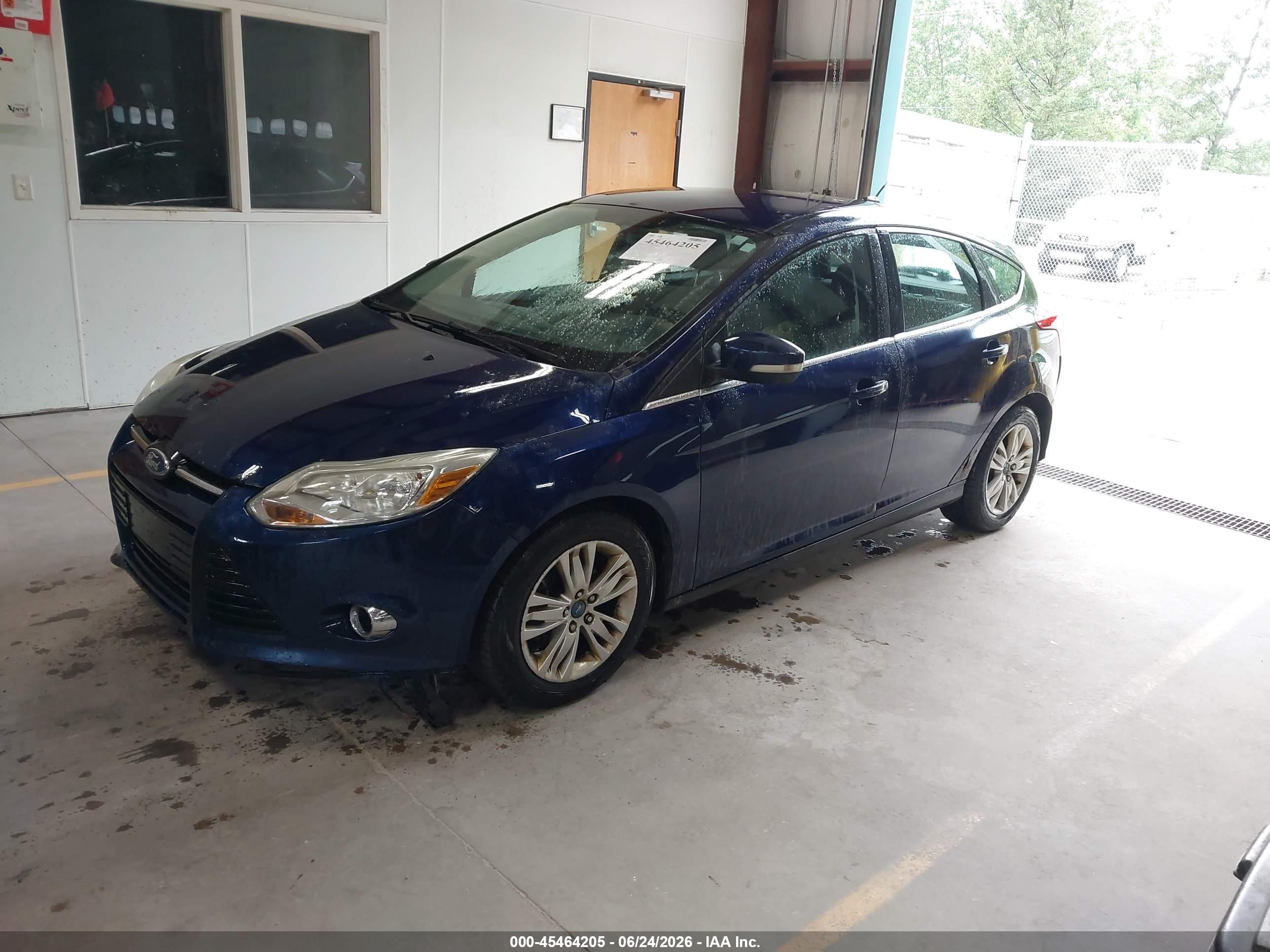 2012 Ford Focus Sel Blue vin: 1FAHP3M22CL140376
