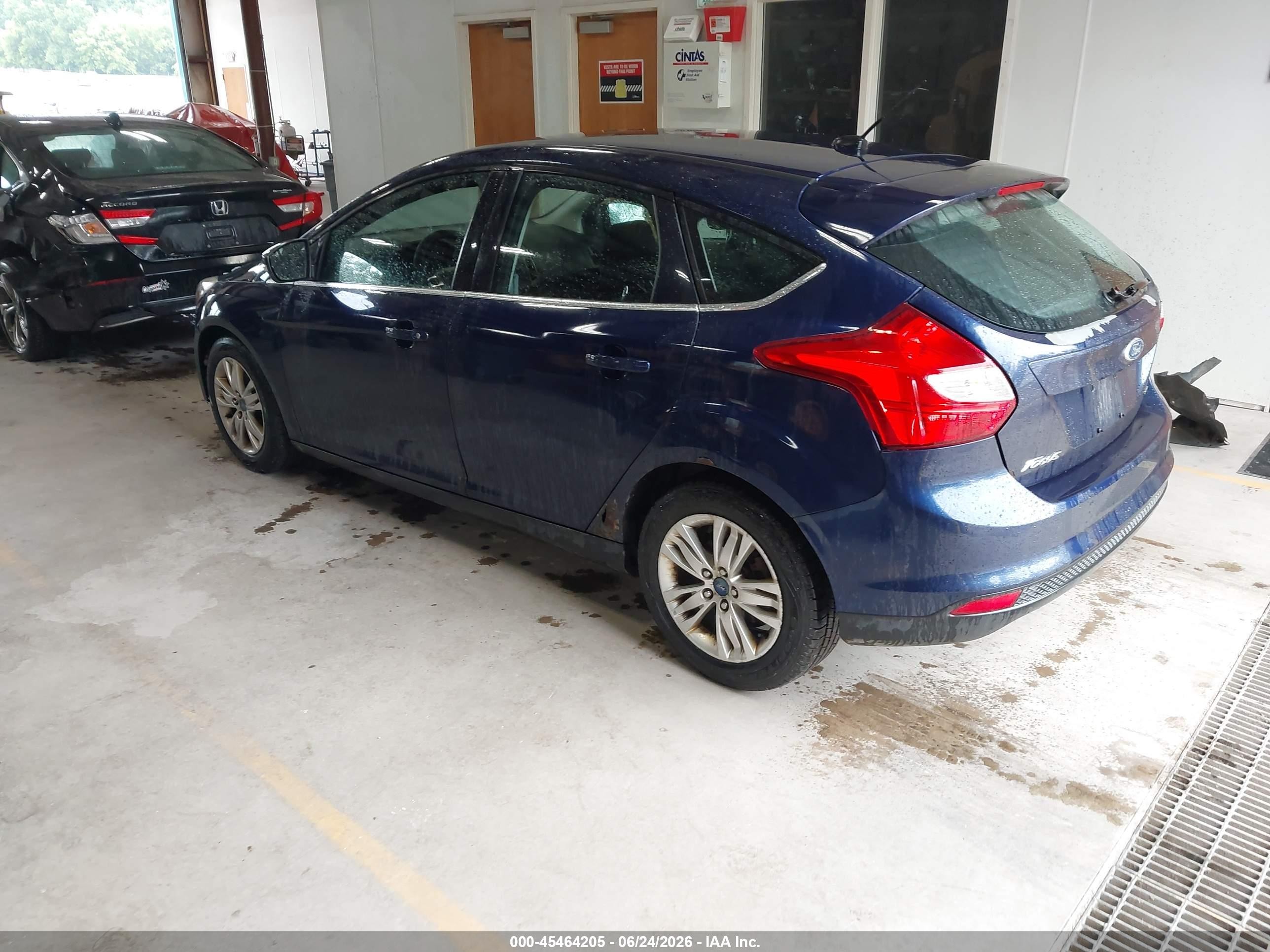 2012 Ford Focus Sel Blue vin: 1FAHP3M22CL140376