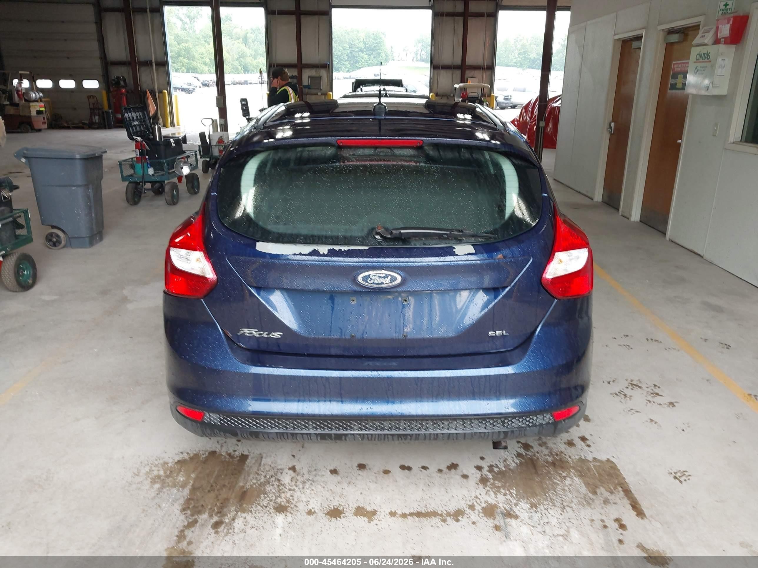 2012 Ford Focus Sel Blue vin: 1FAHP3M22CL140376