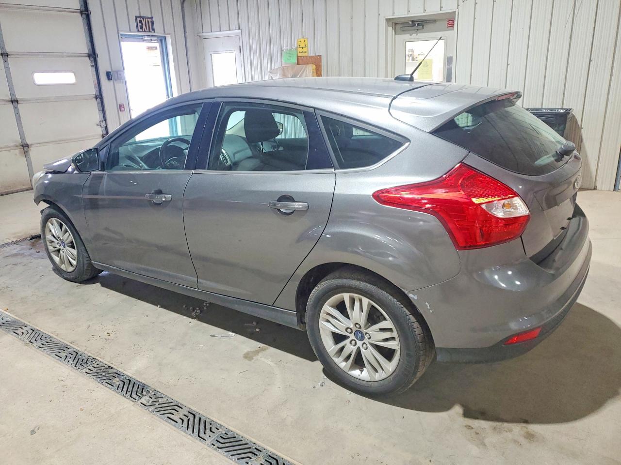 2012 Ford Focus Sel Gray vin: 1FAHP3M22CL210636