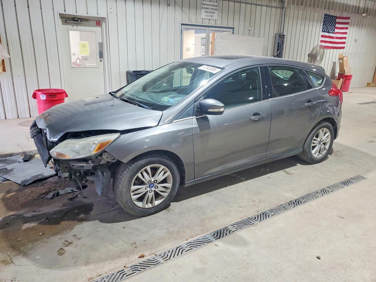 2012 Ford Focus Sel Gray vin: 1FAHP3M22CL210636