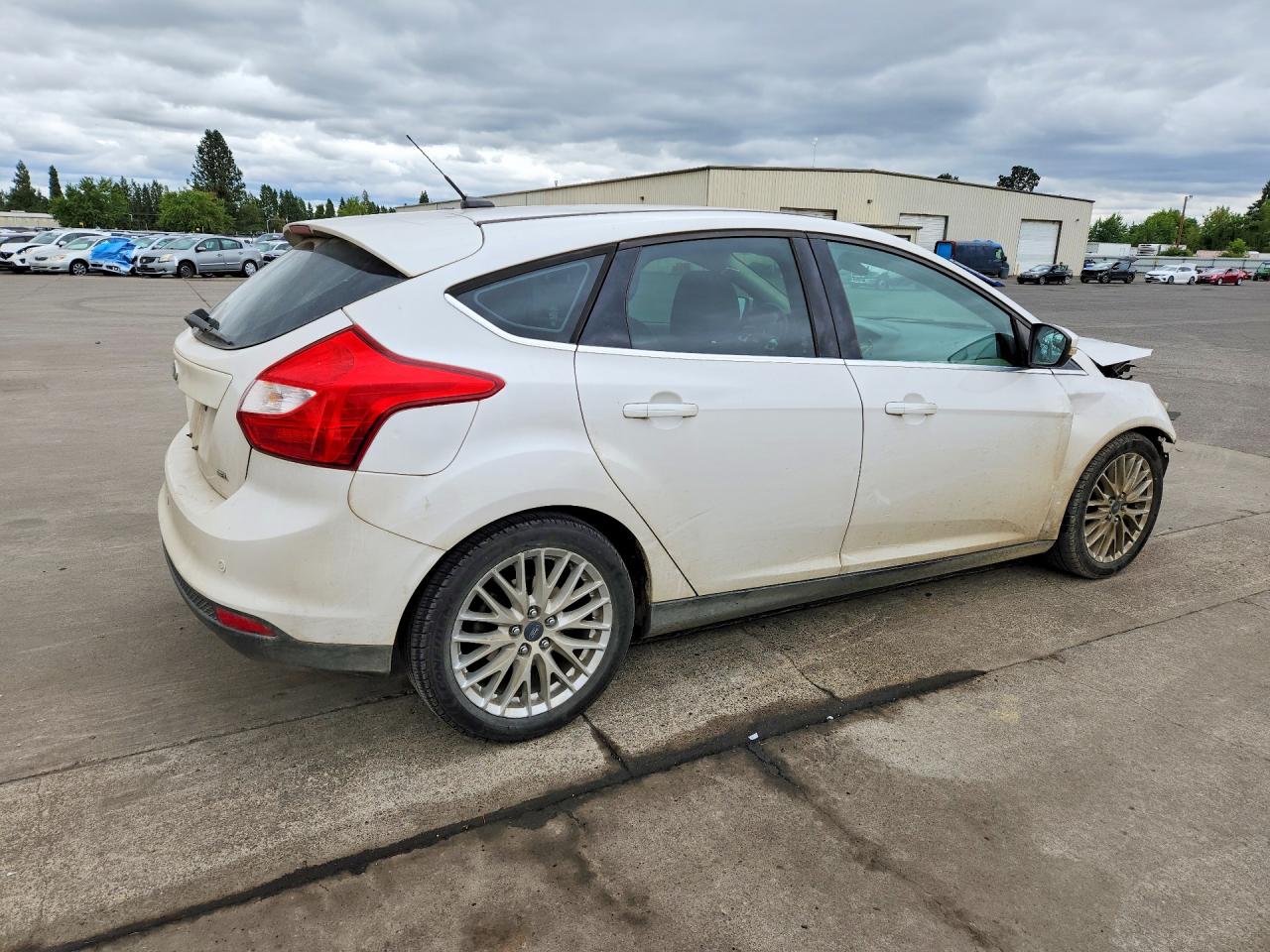 2012 Ford Focus Sel White vin: 1FAHP3M22CL423103