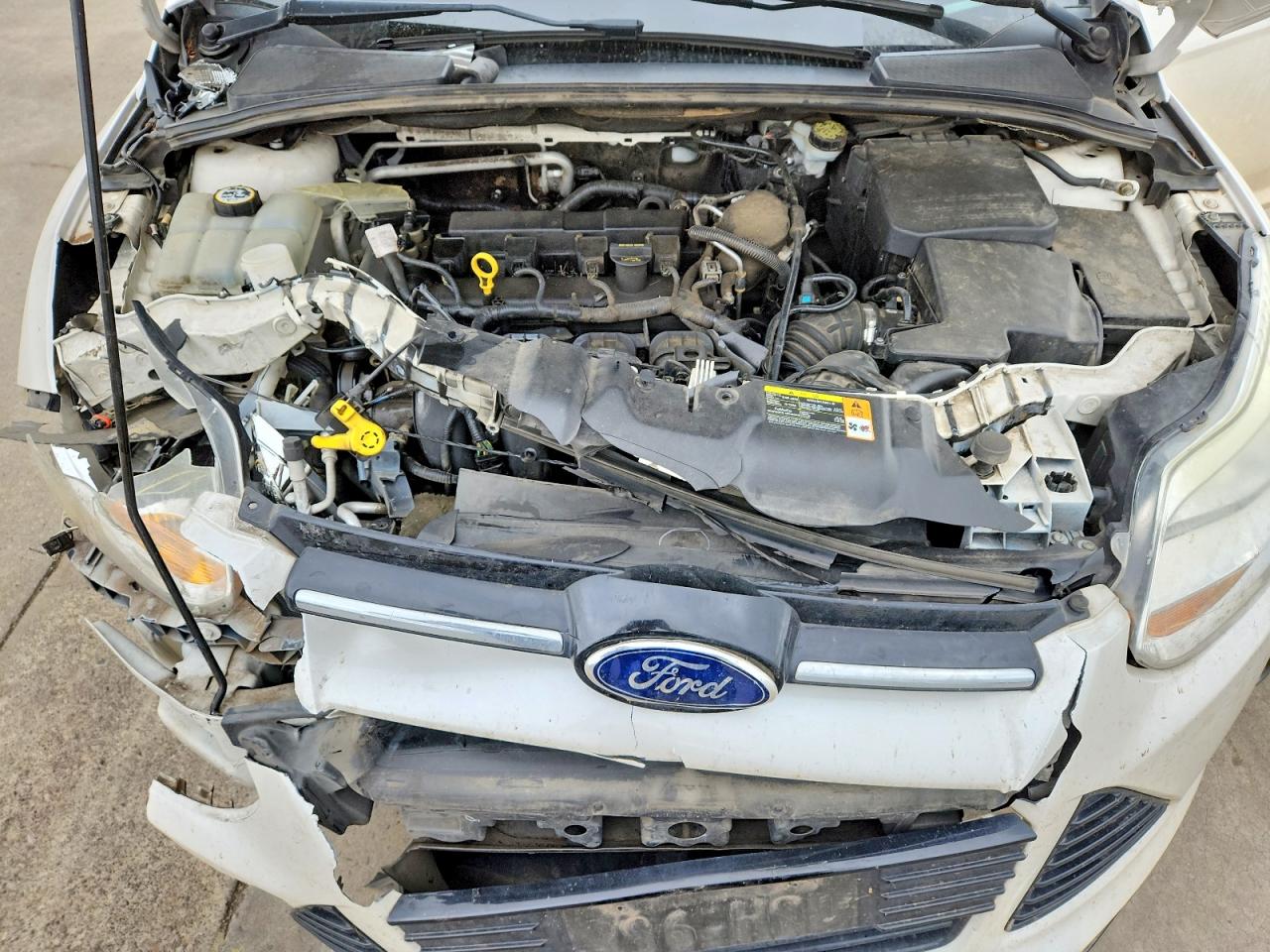 2012 Ford Focus Sel White vin: 1FAHP3M22CL423103