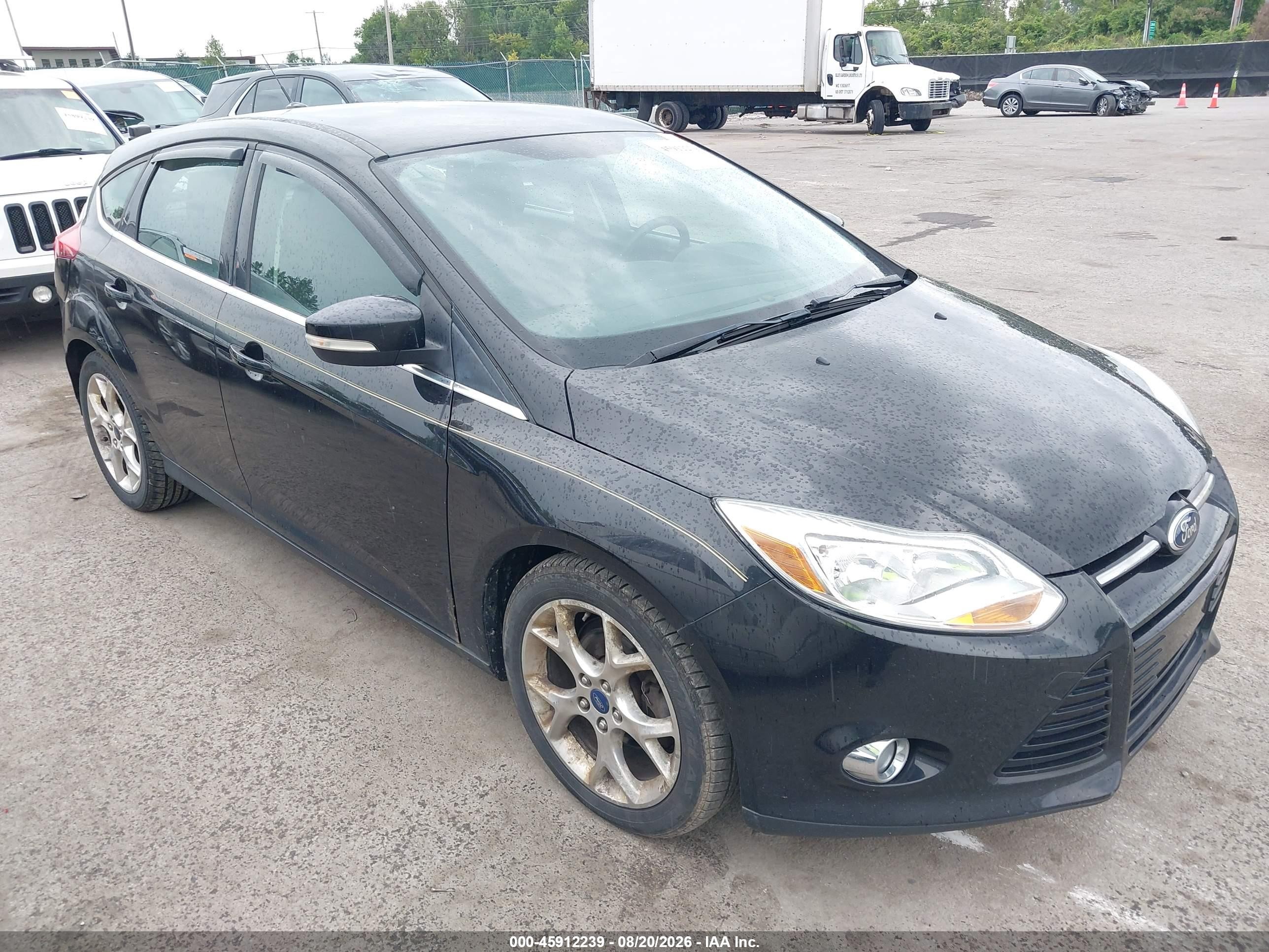 2012 Ford Focus Sel Black vin: 1FAHP3M22CL478814