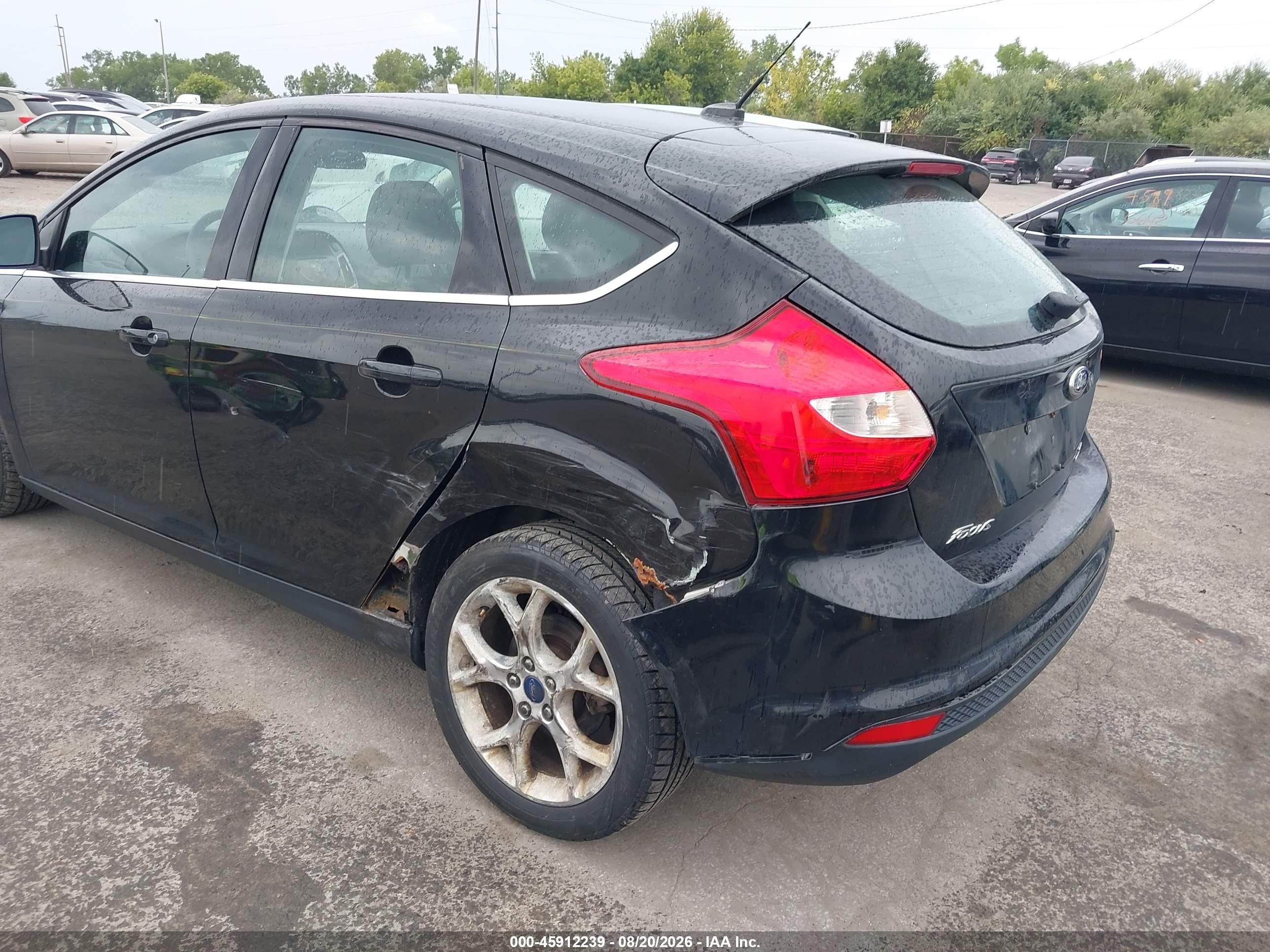 2012 Ford Focus Sel Black vin: 1FAHP3M22CL478814