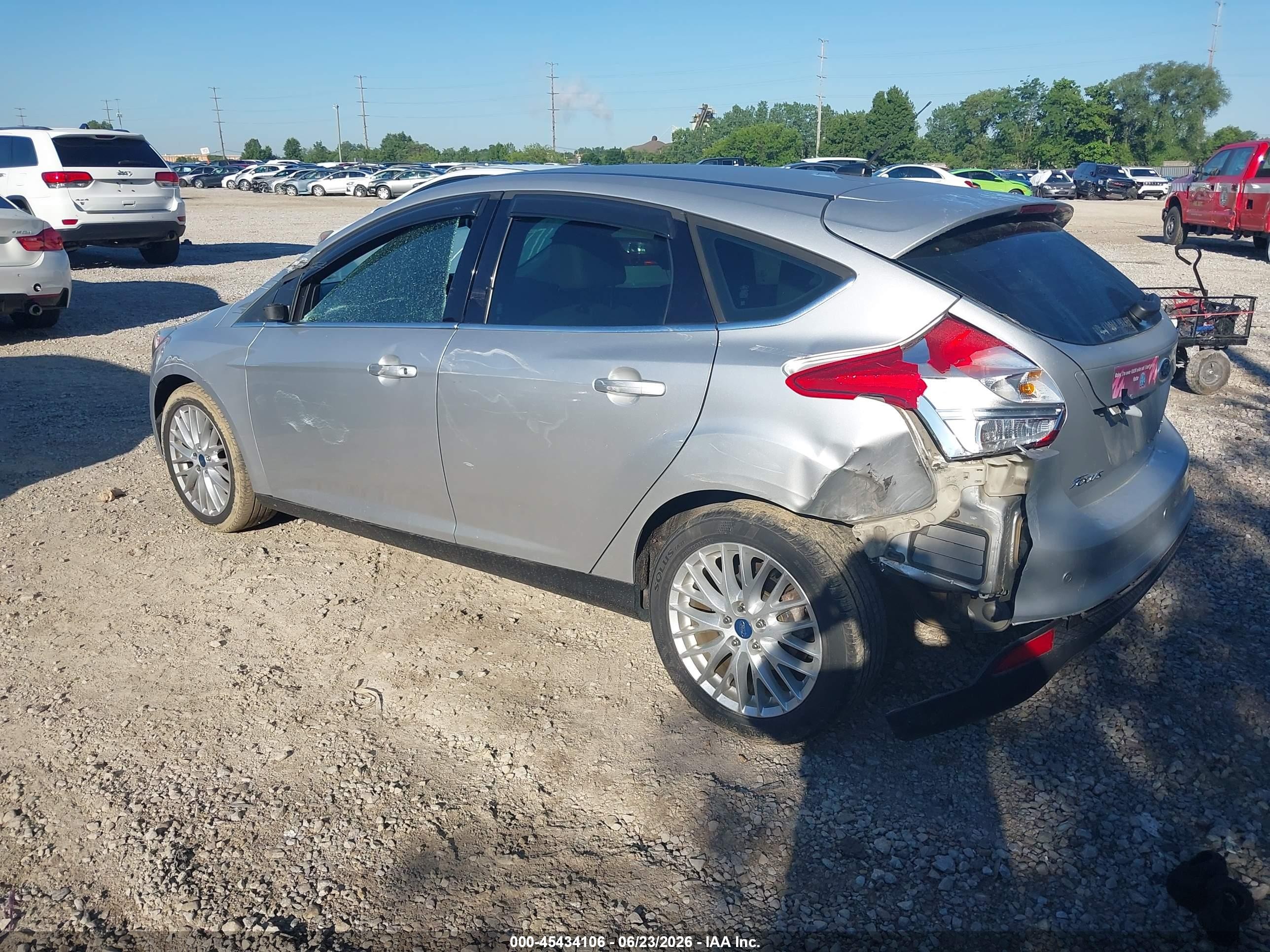 2012 Ford Focus Sel Silver vin: 1FAHP3M22CL479896