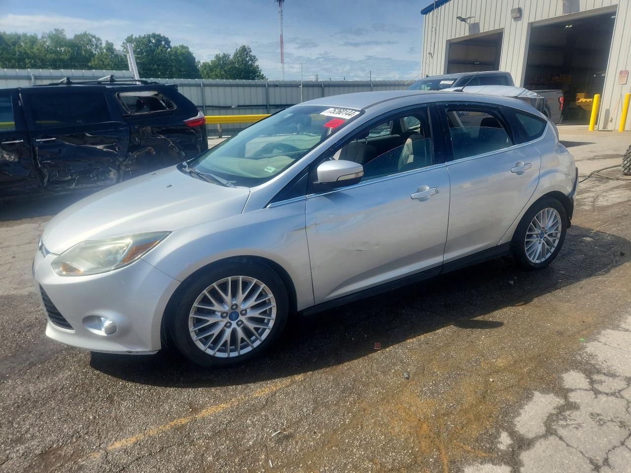 2012 Ford Focus Sel Silver vin: 1FAHP3M23CL243709