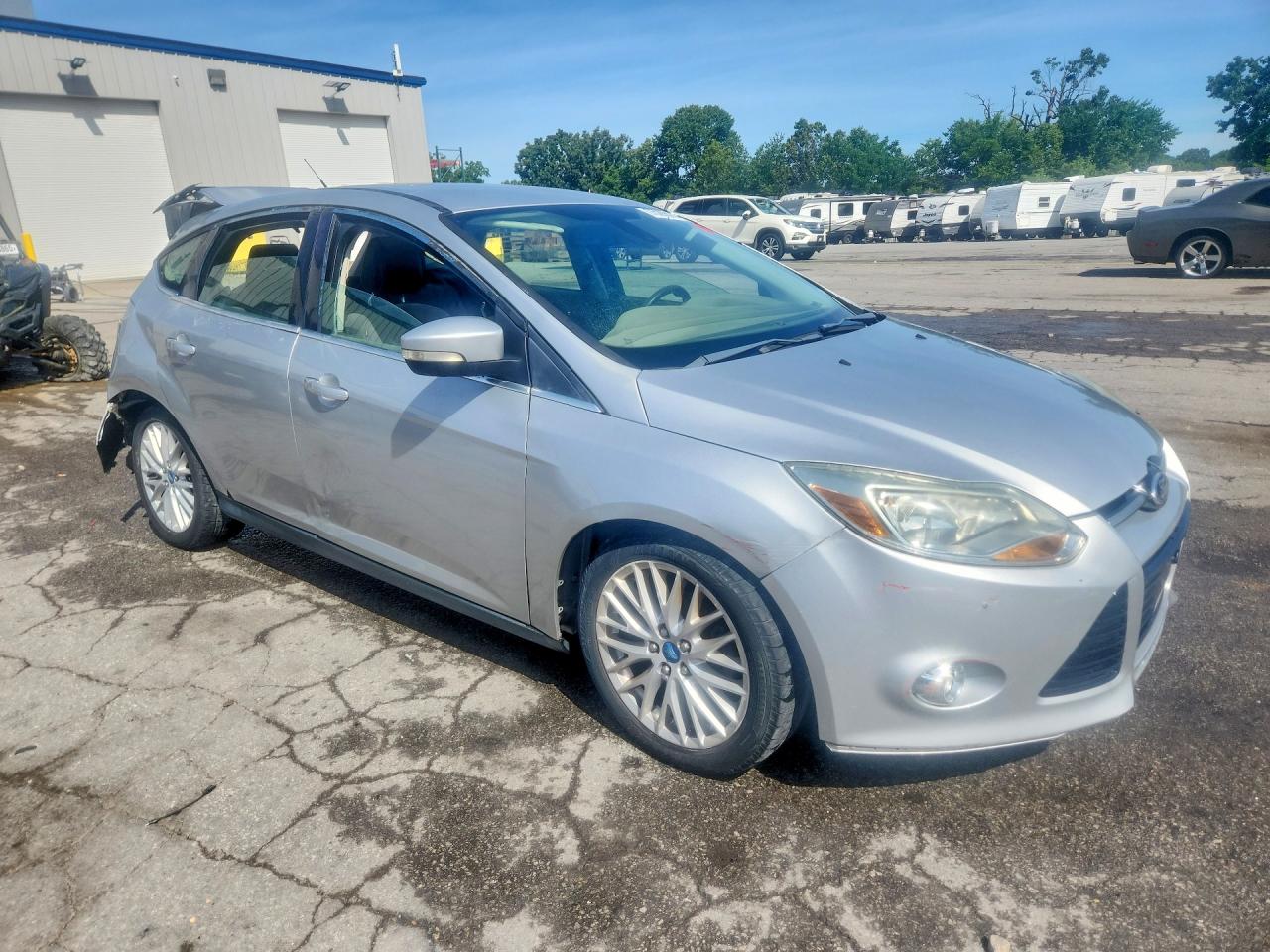 2012 Ford Focus Sel Silver vin: 1FAHP3M23CL243709