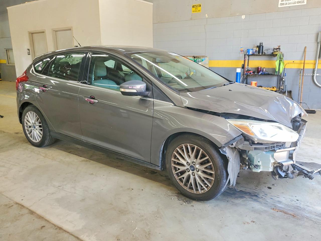 2012 Ford Focus Sel Gray vin: 1FAHP3M23CL327707