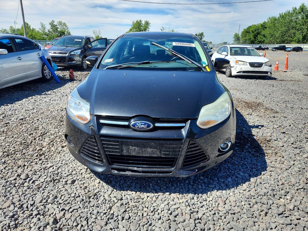 2012 Ford Focus Sel Black vin: 1FAHP3M23CL402633