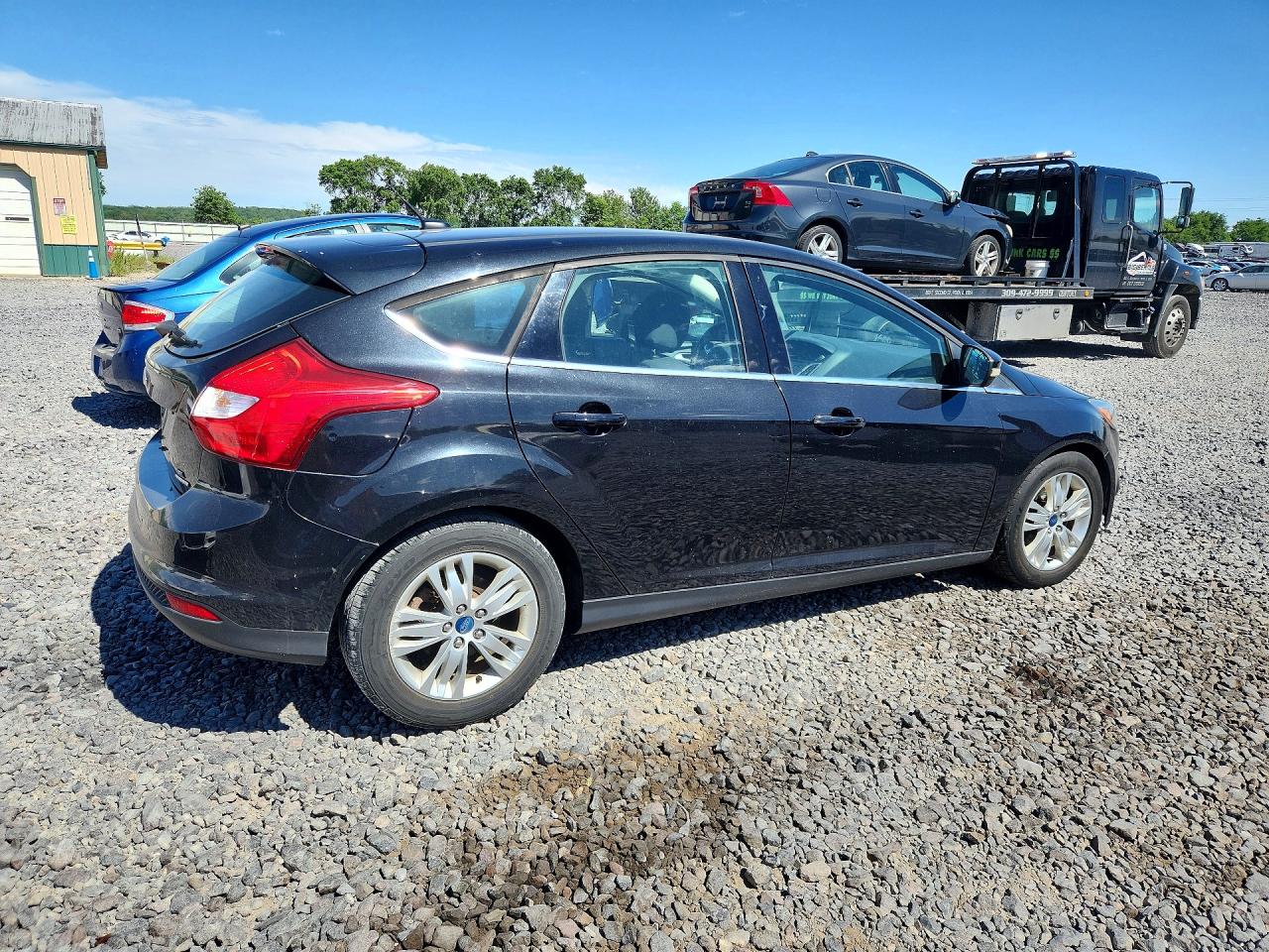 2012 Ford Focus Sel Black vin: 1FAHP3M23CL402633