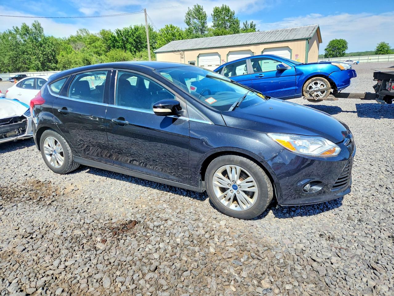 2012 Ford Focus Sel Black vin: 1FAHP3M23CL402633