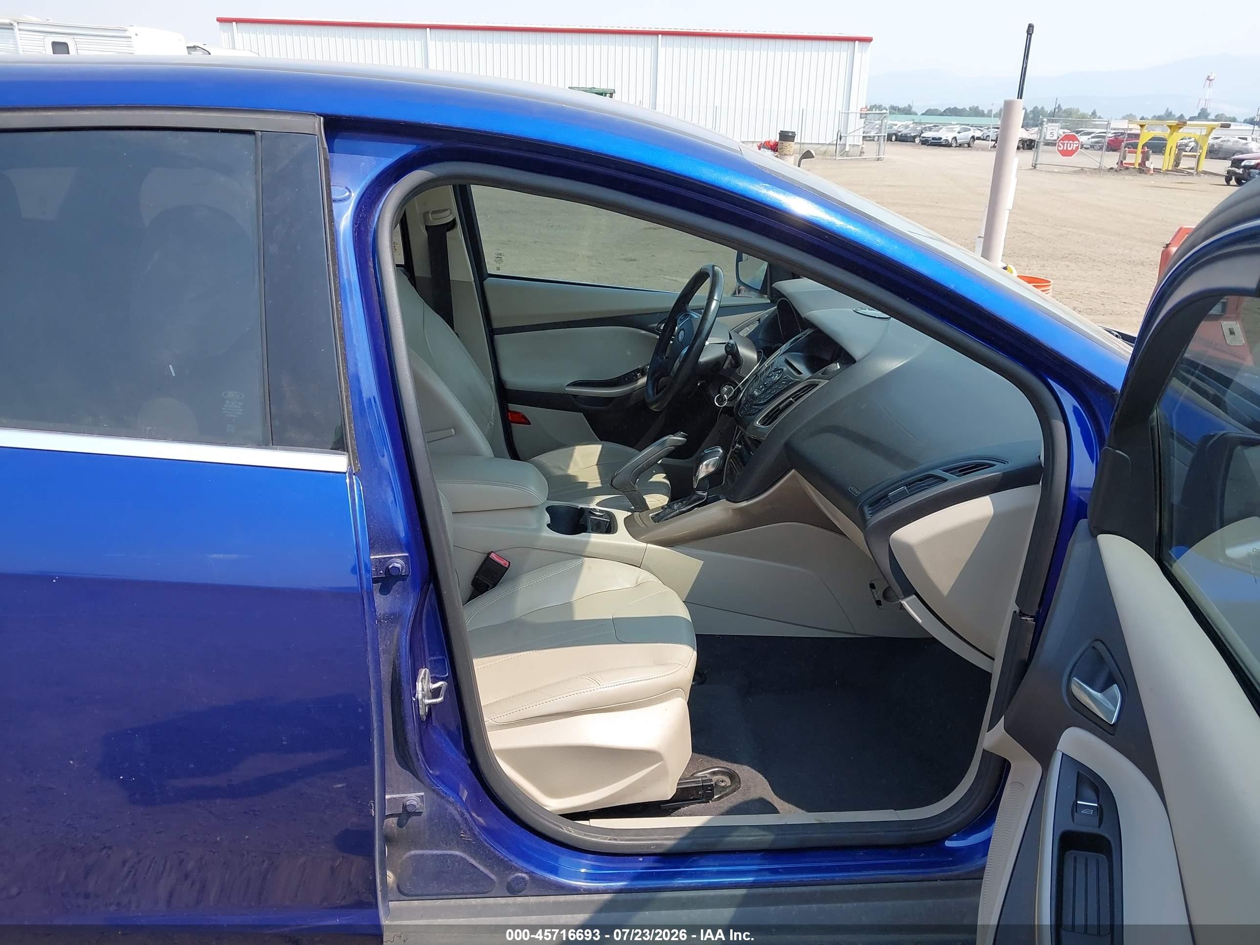 2012 Ford Focus Sel Blue vin: 1FAHP3M23CL427029