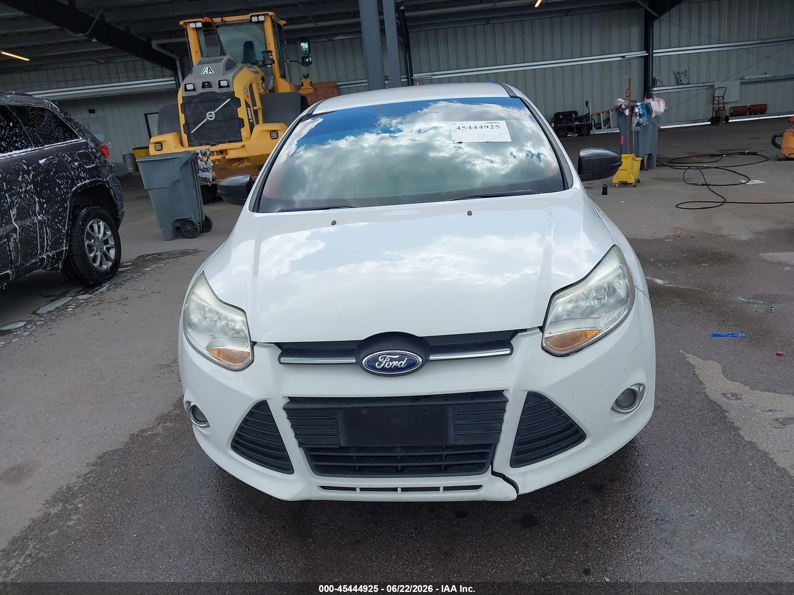 2012 Ford Focus Sel White vin: 1FAHP3M23CL477218