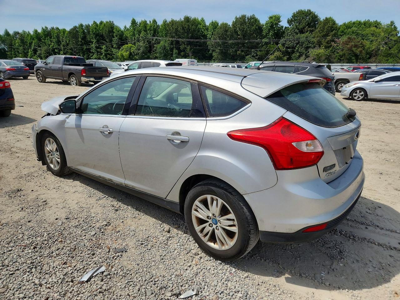 2012 Ford Focus Sel Silver vin: 1FAHP3M24CL200366