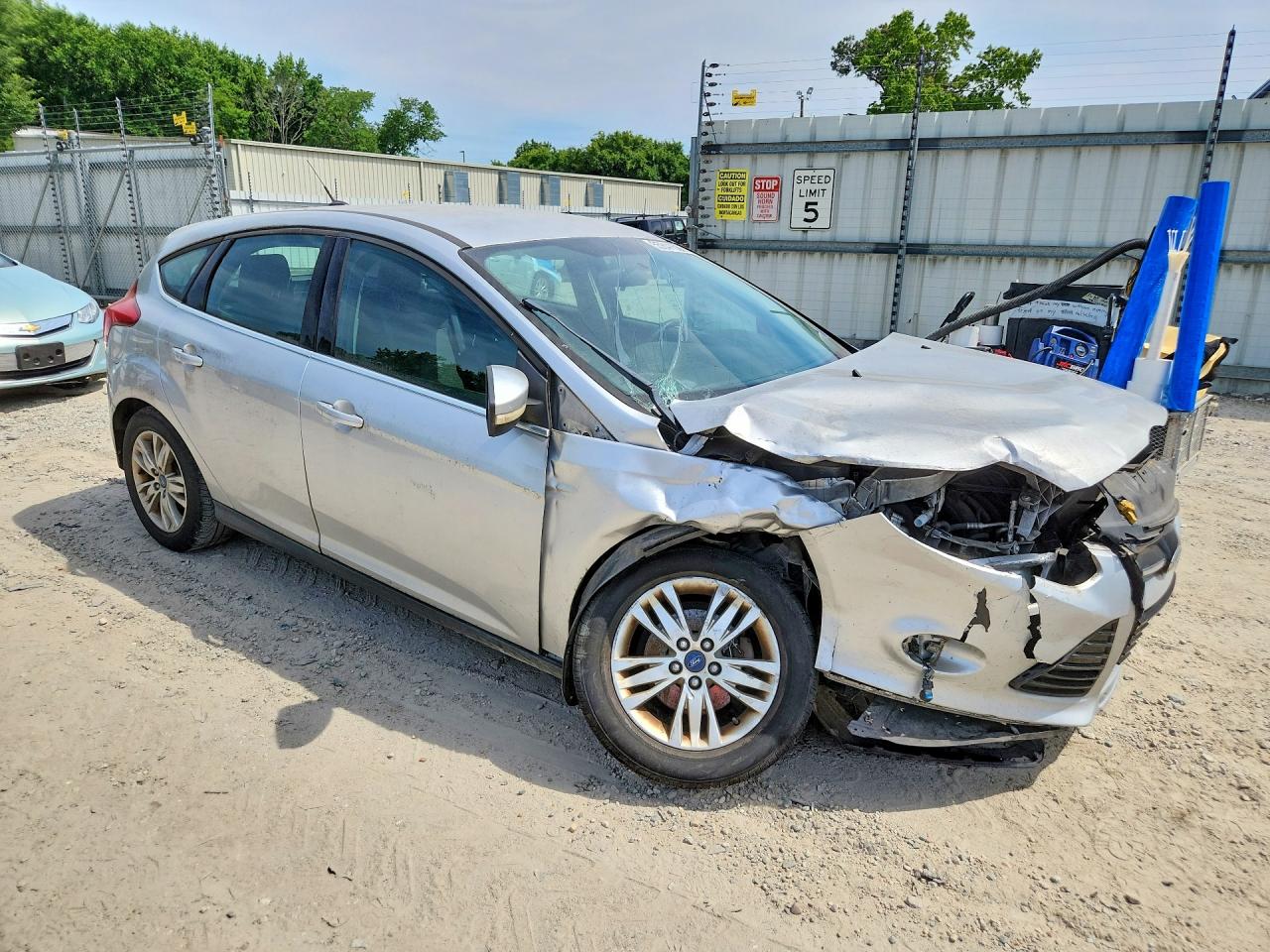 2012 Ford Focus Sel Silver vin: 1FAHP3M24CL200366
