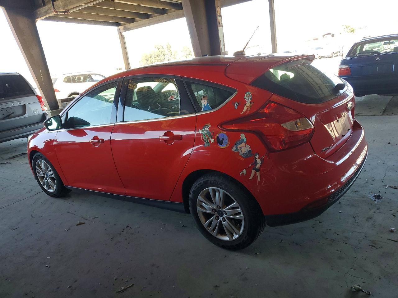 2012 Ford Focus Sel Red vin: 1FAHP3M24CL200397