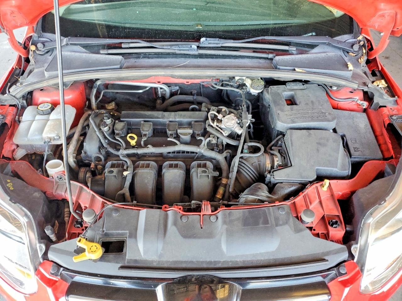 2012 Ford Focus Sel Red vin: 1FAHP3M24CL200397