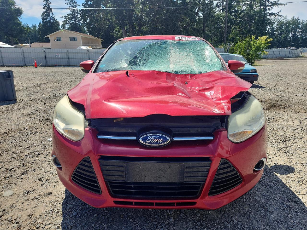 2012 Ford Focus Sel Red vin: 1FAHP3M24CL236784