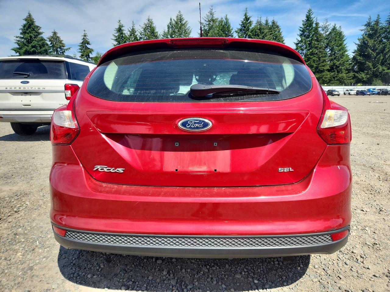2012 Ford Focus Sel Red vin: 1FAHP3M24CL236784