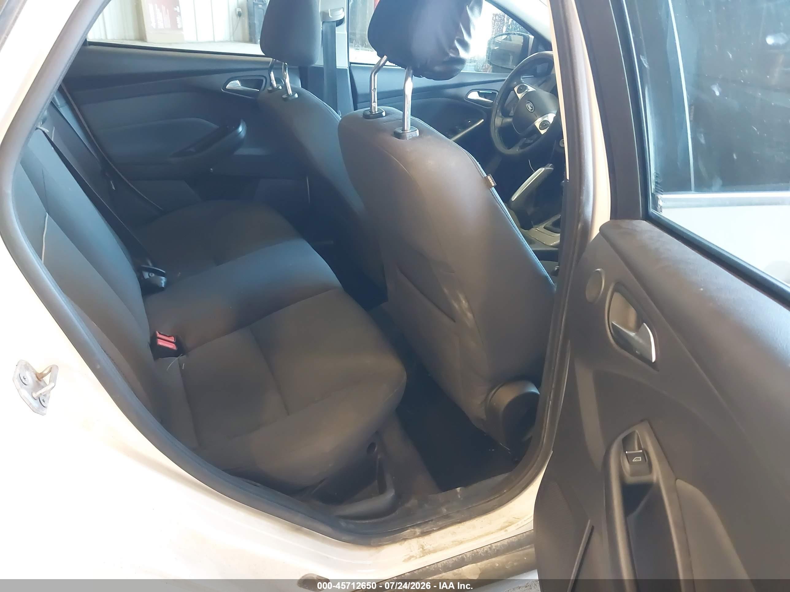 2012 Ford Focus Sel White vin: 1FAHP3M24CL252743