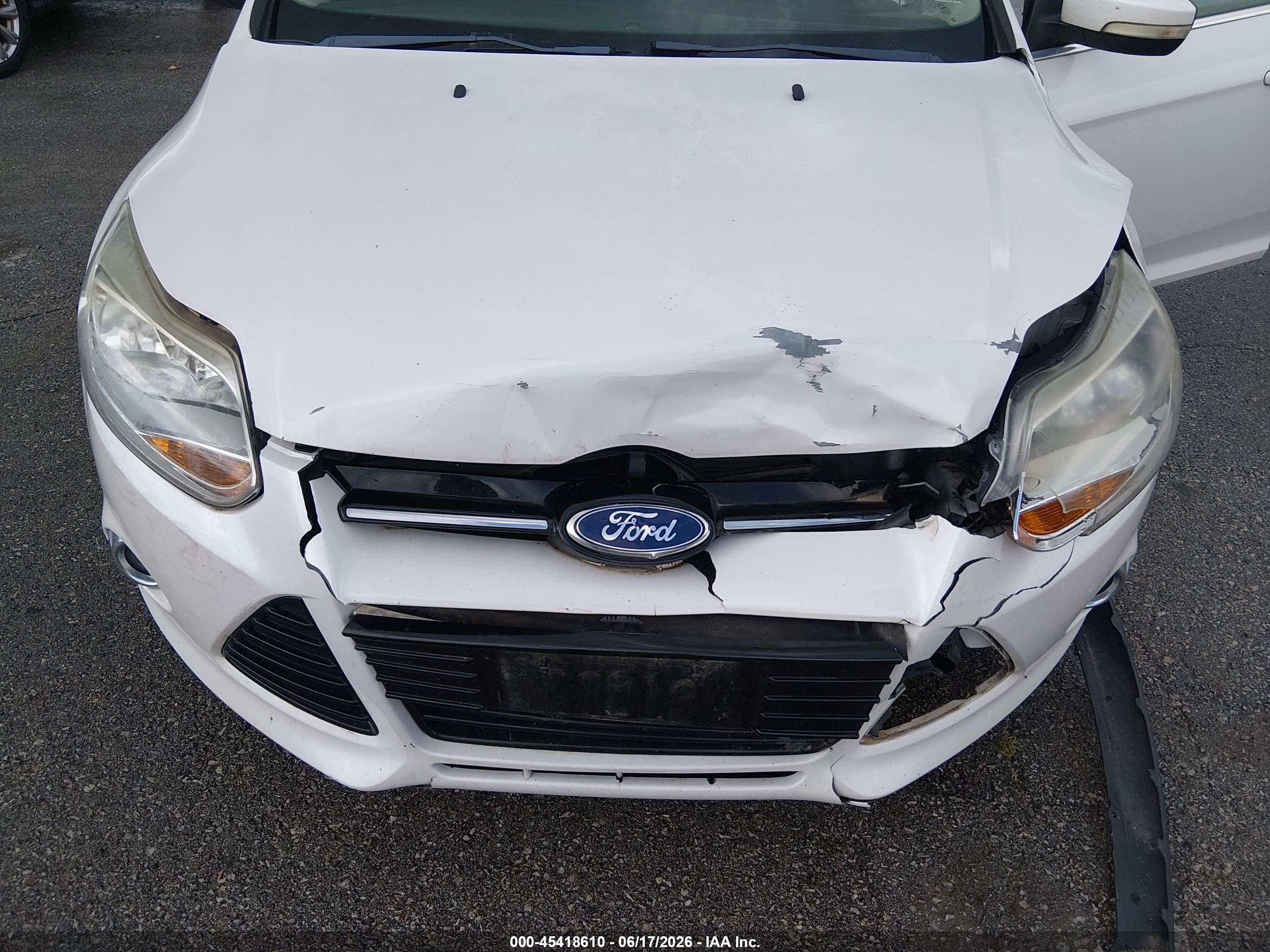 2012 Ford Focus Sel White vin: 1FAHP3M24CL257229