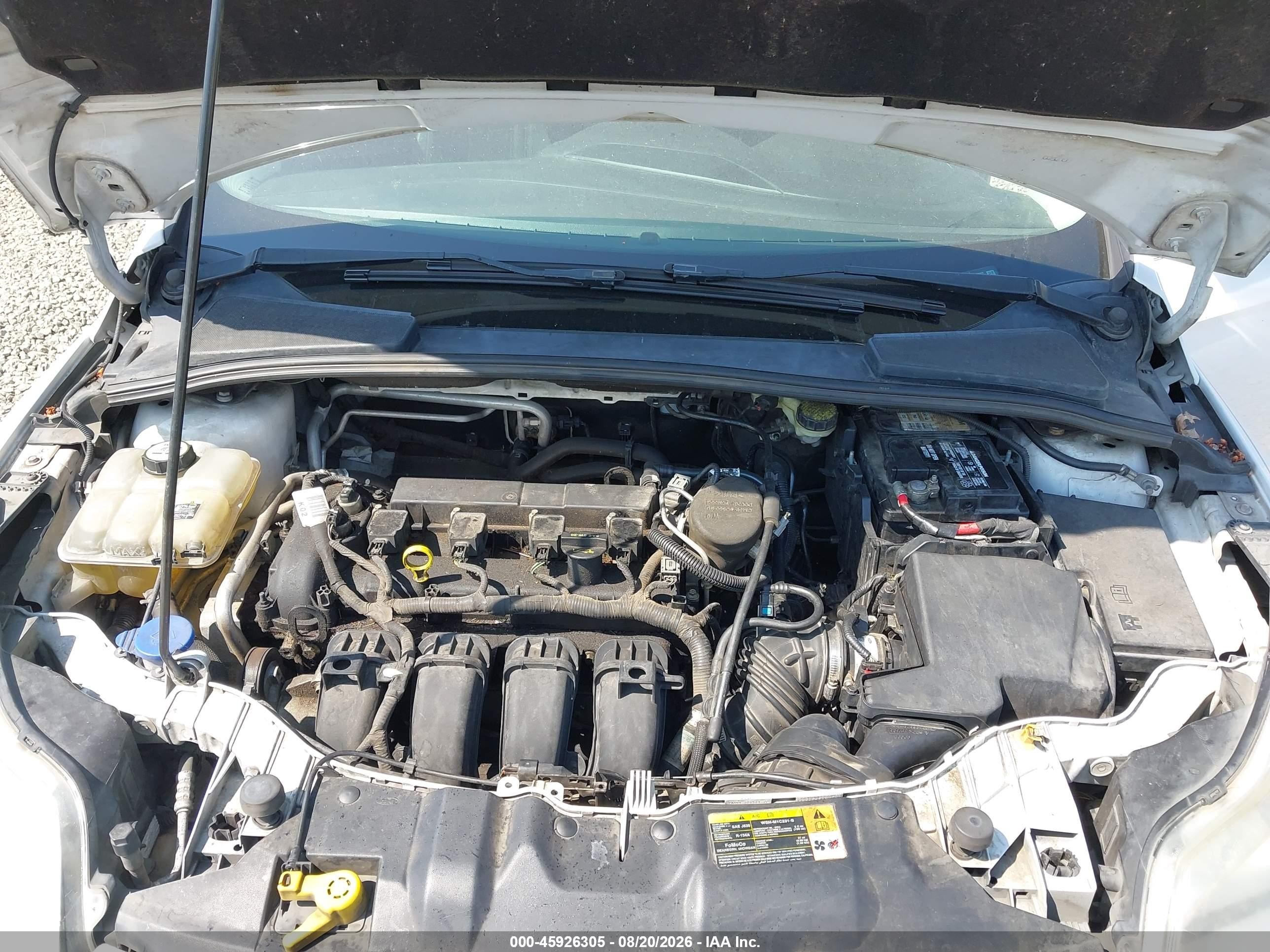 2012 Ford Focus Sel White vin: 1FAHP3M24CL258297