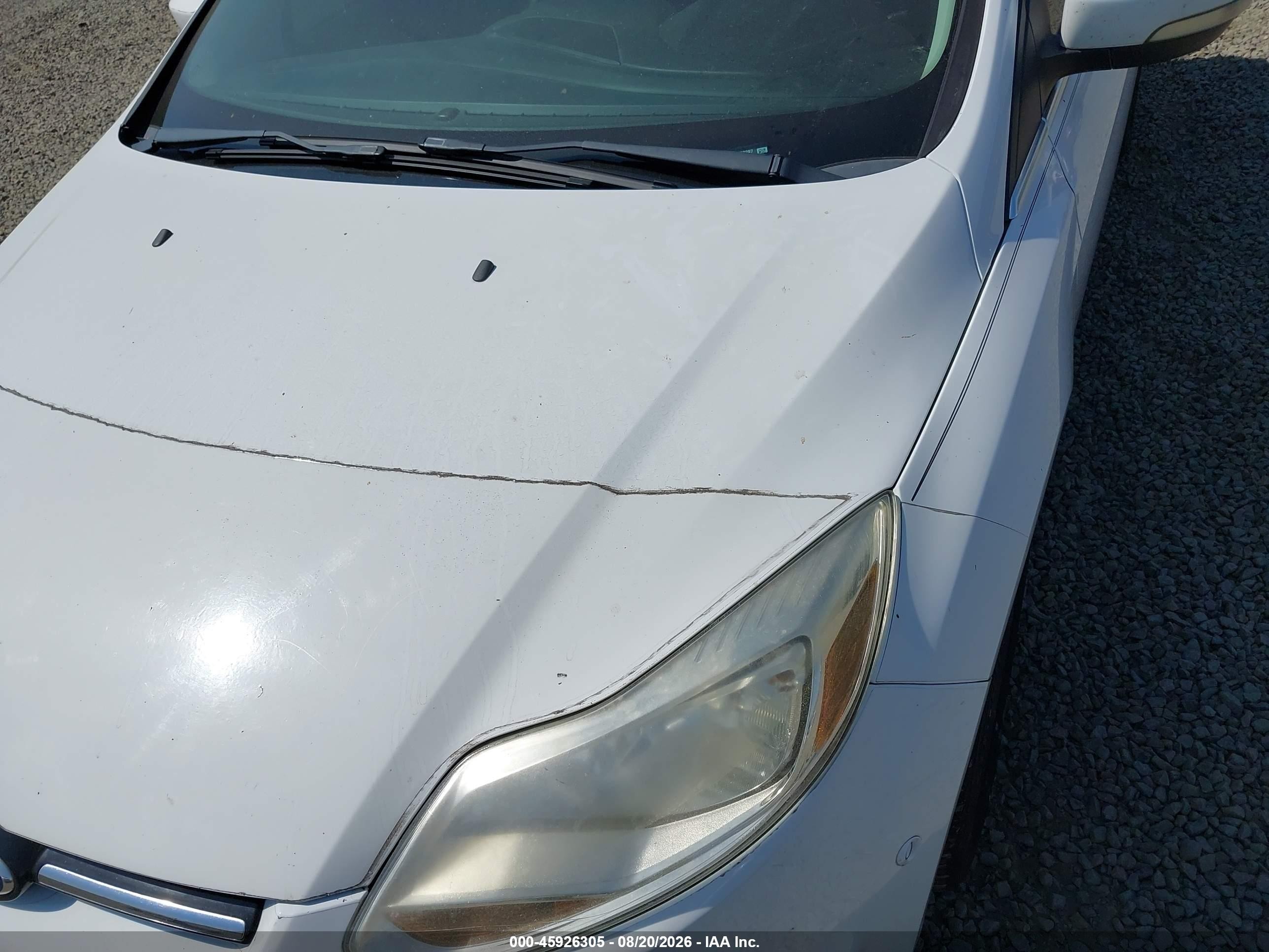 2012 Ford Focus Sel White vin: 1FAHP3M24CL258297