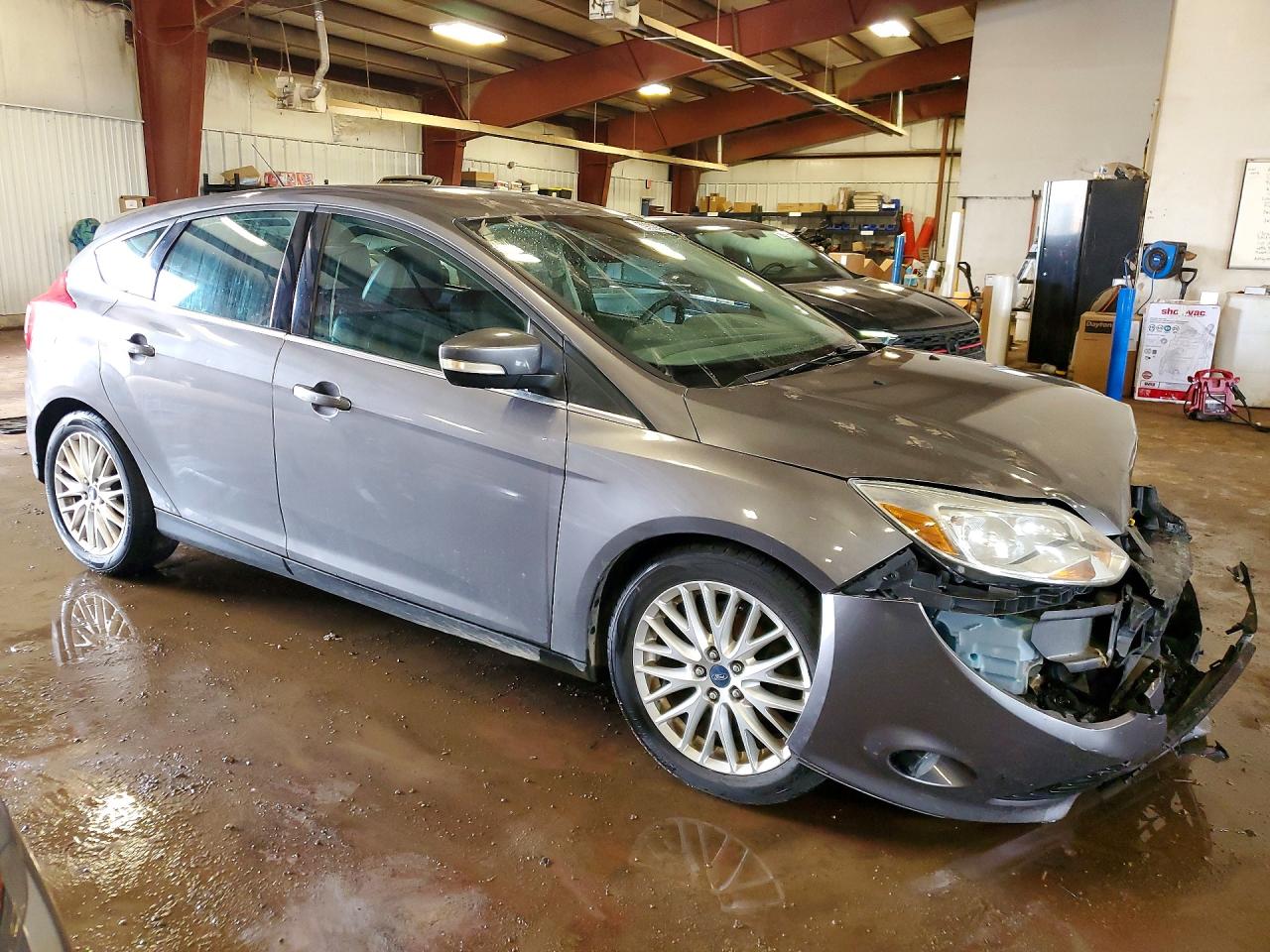 2012 Ford Focus Sel Gray vin: 1FAHP3M24CL465188
