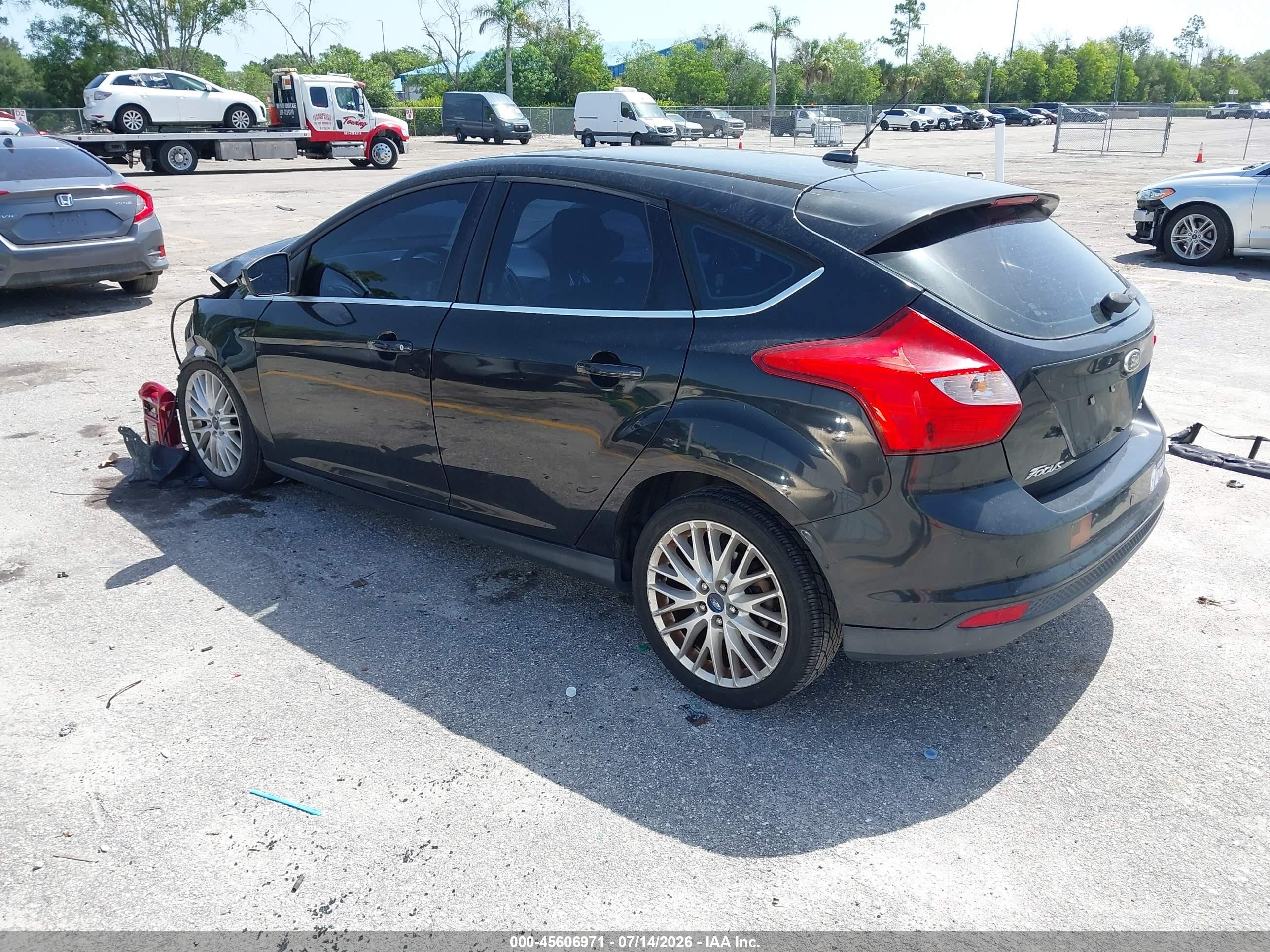 2012 Ford Focus Sel Black vin: 1FAHP3M25CL124656