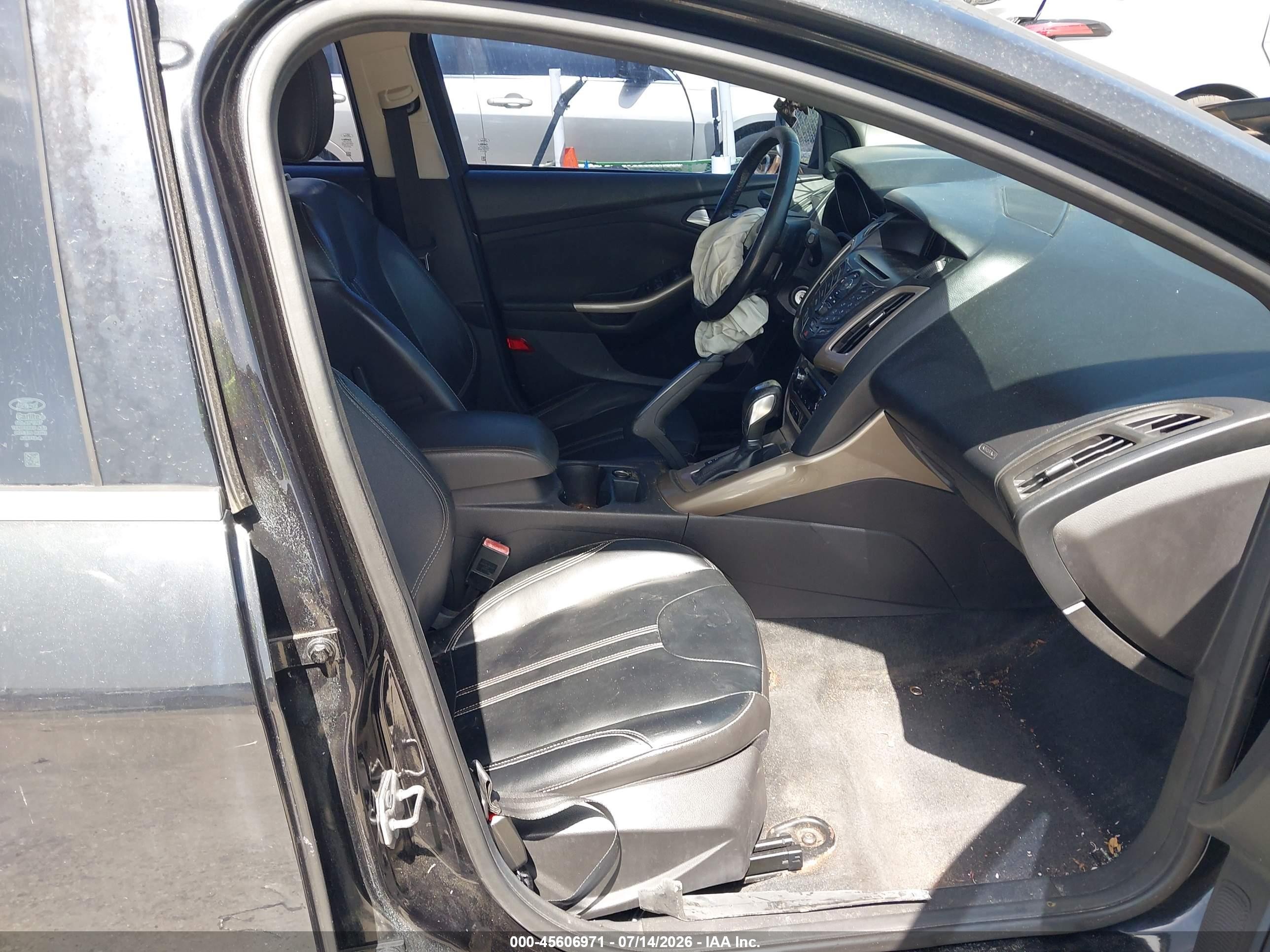 2012 Ford Focus Sel Black vin: 1FAHP3M25CL124656