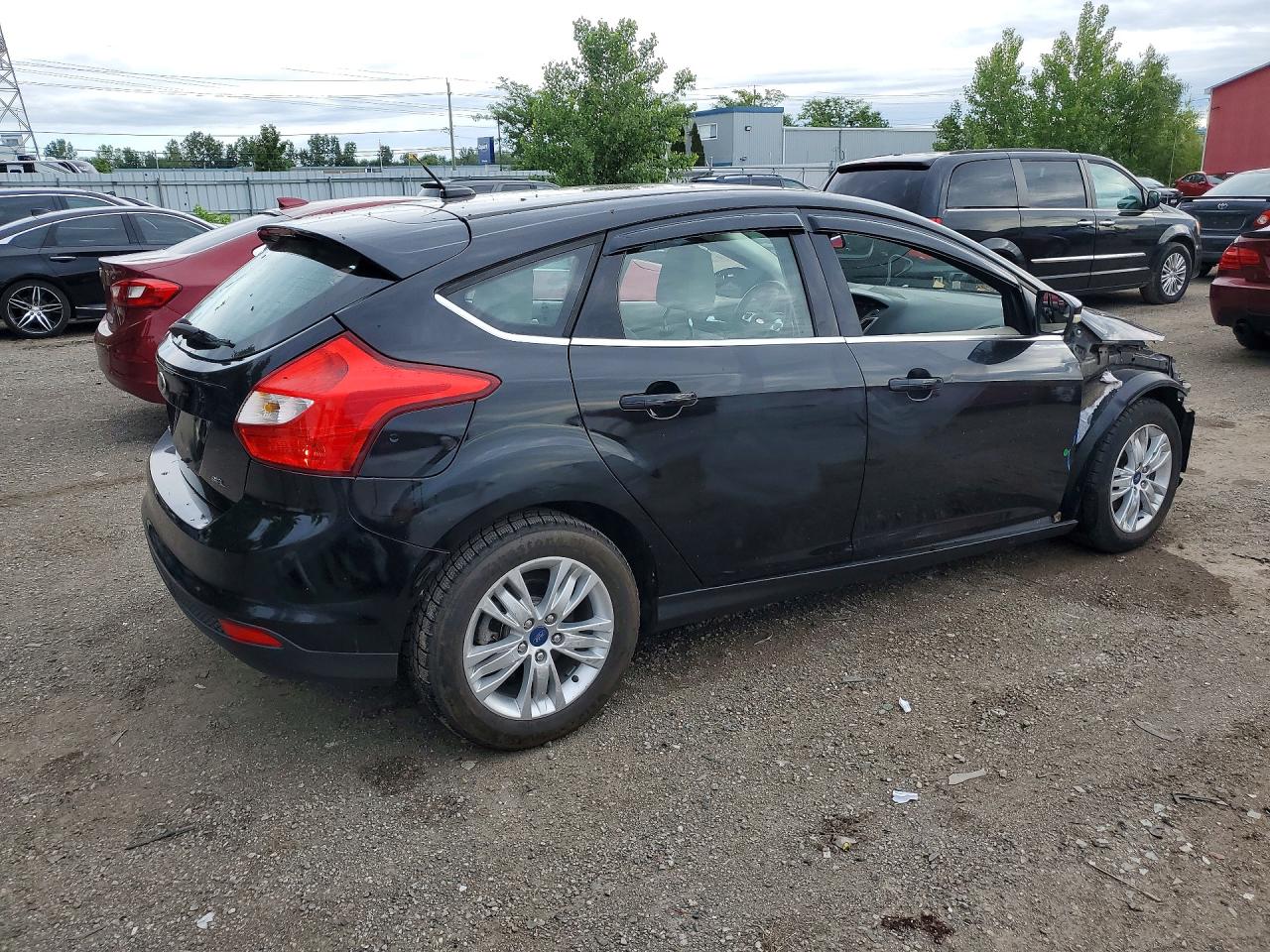 2012 Ford Focus Sel Black vin: 1FAHP3M25CL144180