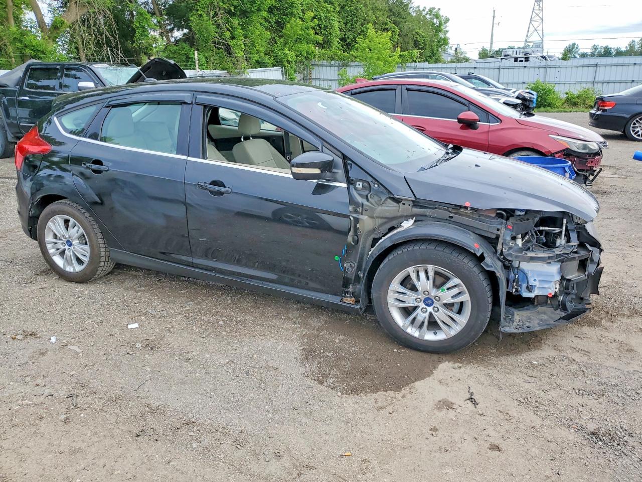 2012 Ford Focus Sel Black vin: 1FAHP3M25CL144180