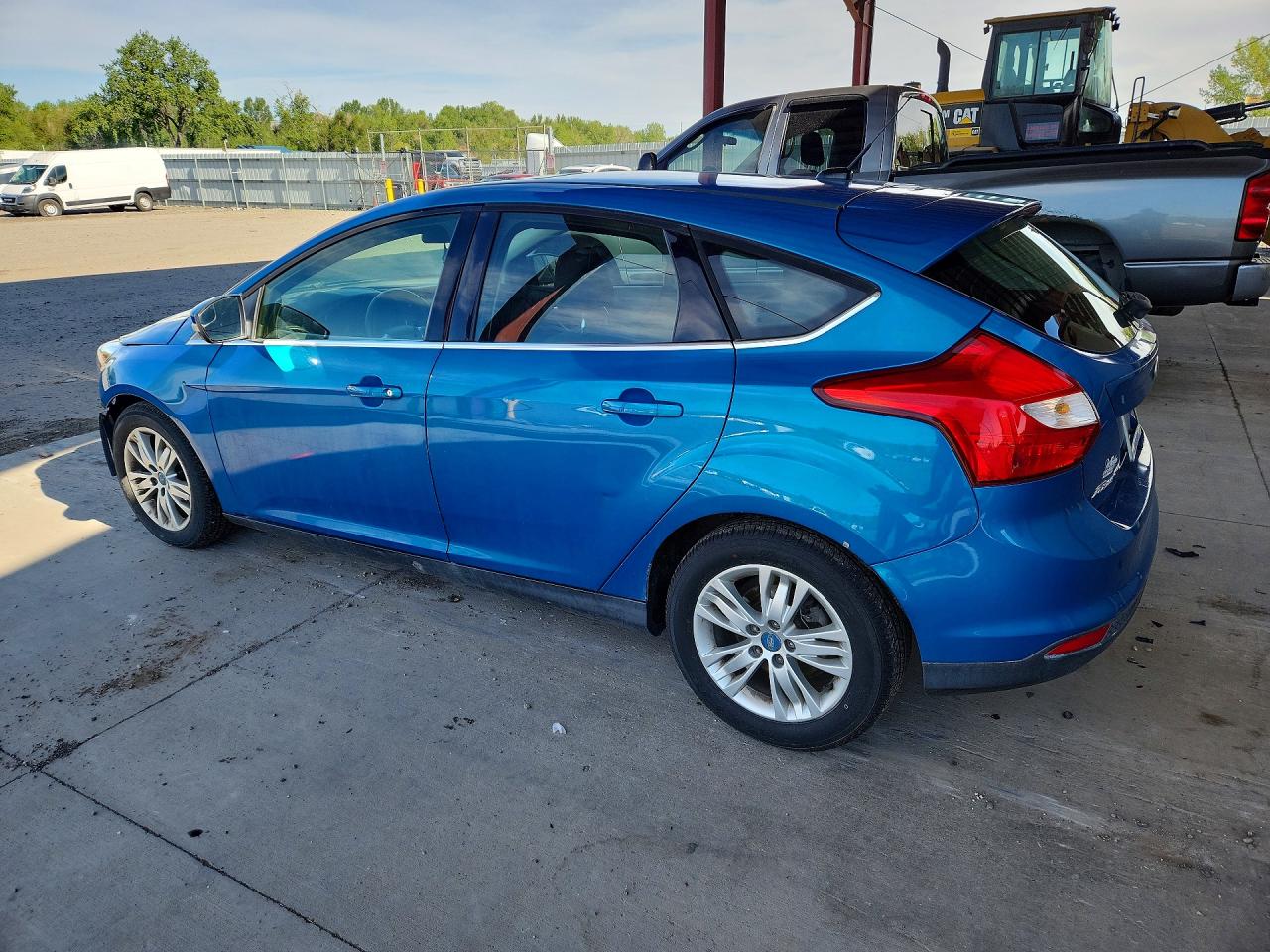 2012 Ford Focus Sel Синий vin: 1FAHP3M25CL162422